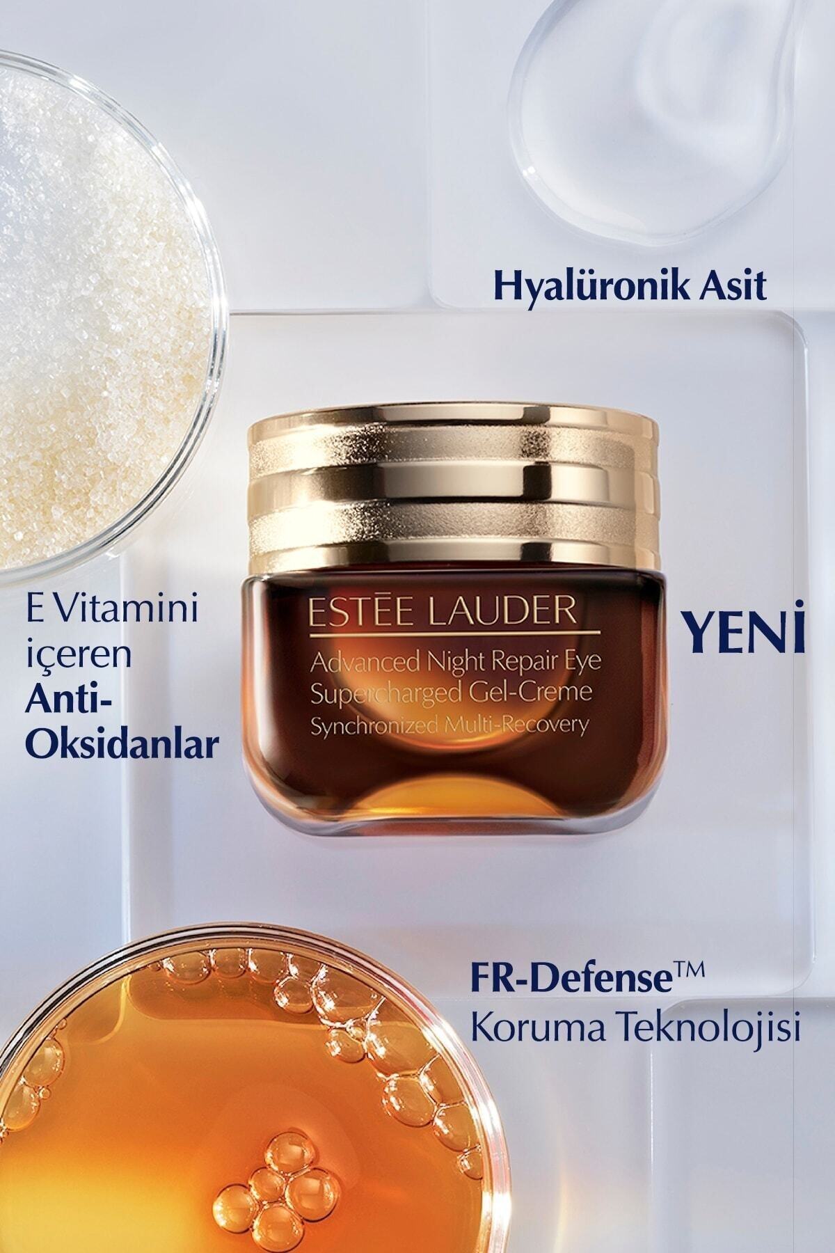 ژل چشم پیشرفته ترمیم کننده شبانه SUPERCHARGED SUPER GEL 15 میلی لیتر ضد حلقه تیره استی لادر Estee Lauder