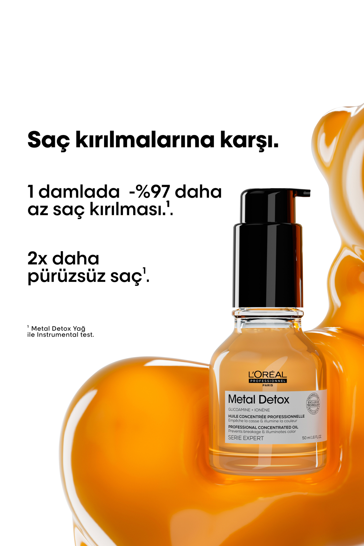 L'oreal Professionnel روغن مرکب آبرسان مو سری اکسپرت متال دتاکس 50 میلی لیتر