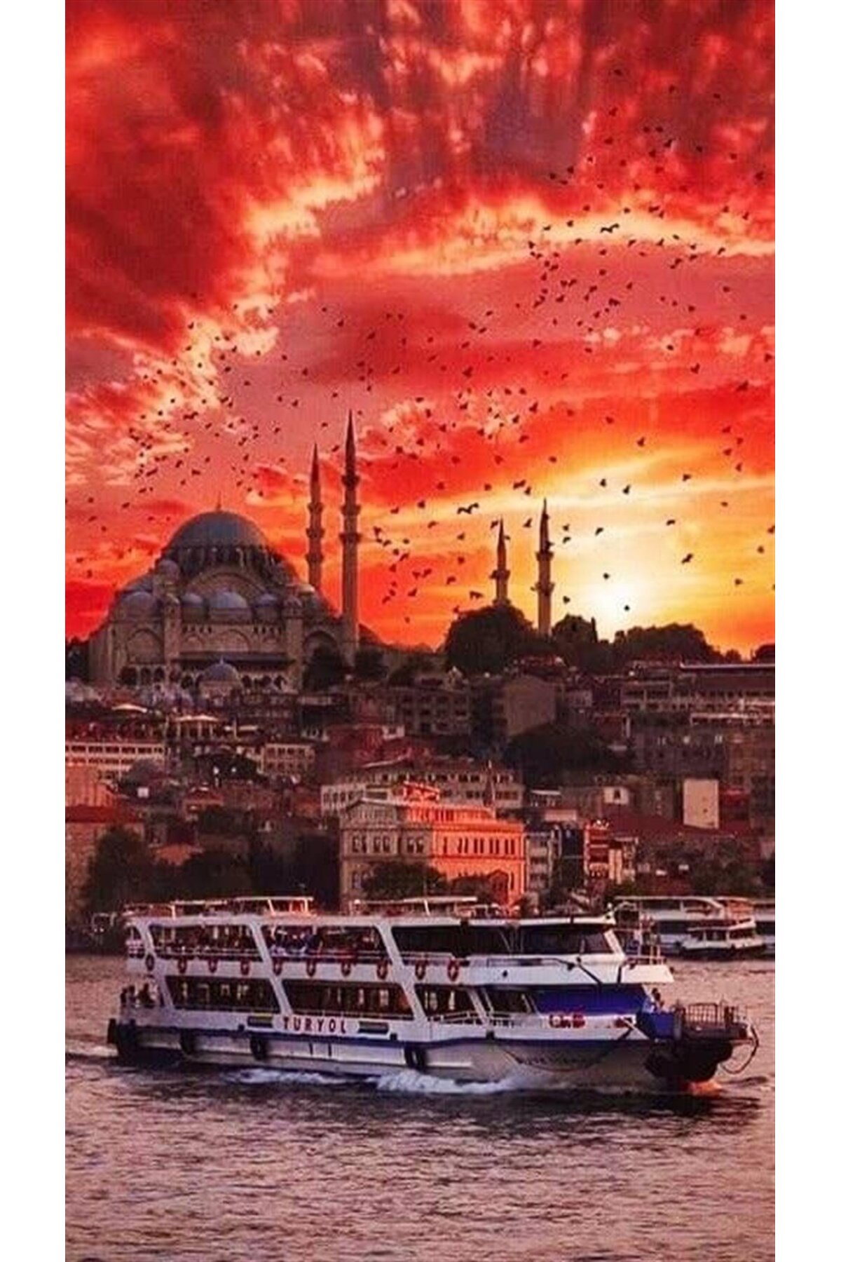 پازل نقاشی موزاییک الماس استانبول 38X68 سانتی متر MARCEL SANAT