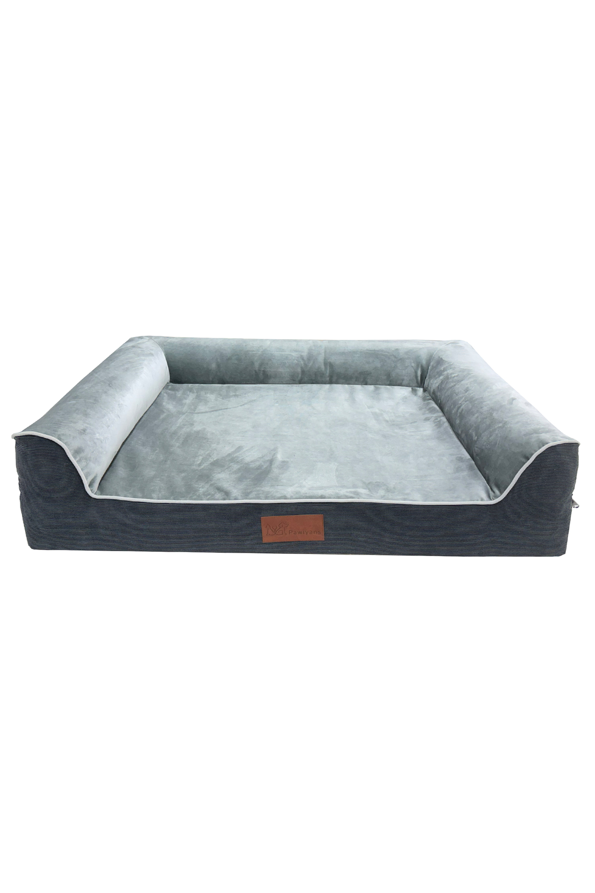 تخت سگ پاویانس PAWİYANS مدل P1016565، با محافظ ضدنفوذ مایعات و روکش قابل شست‌وشو سرمه‌ای
