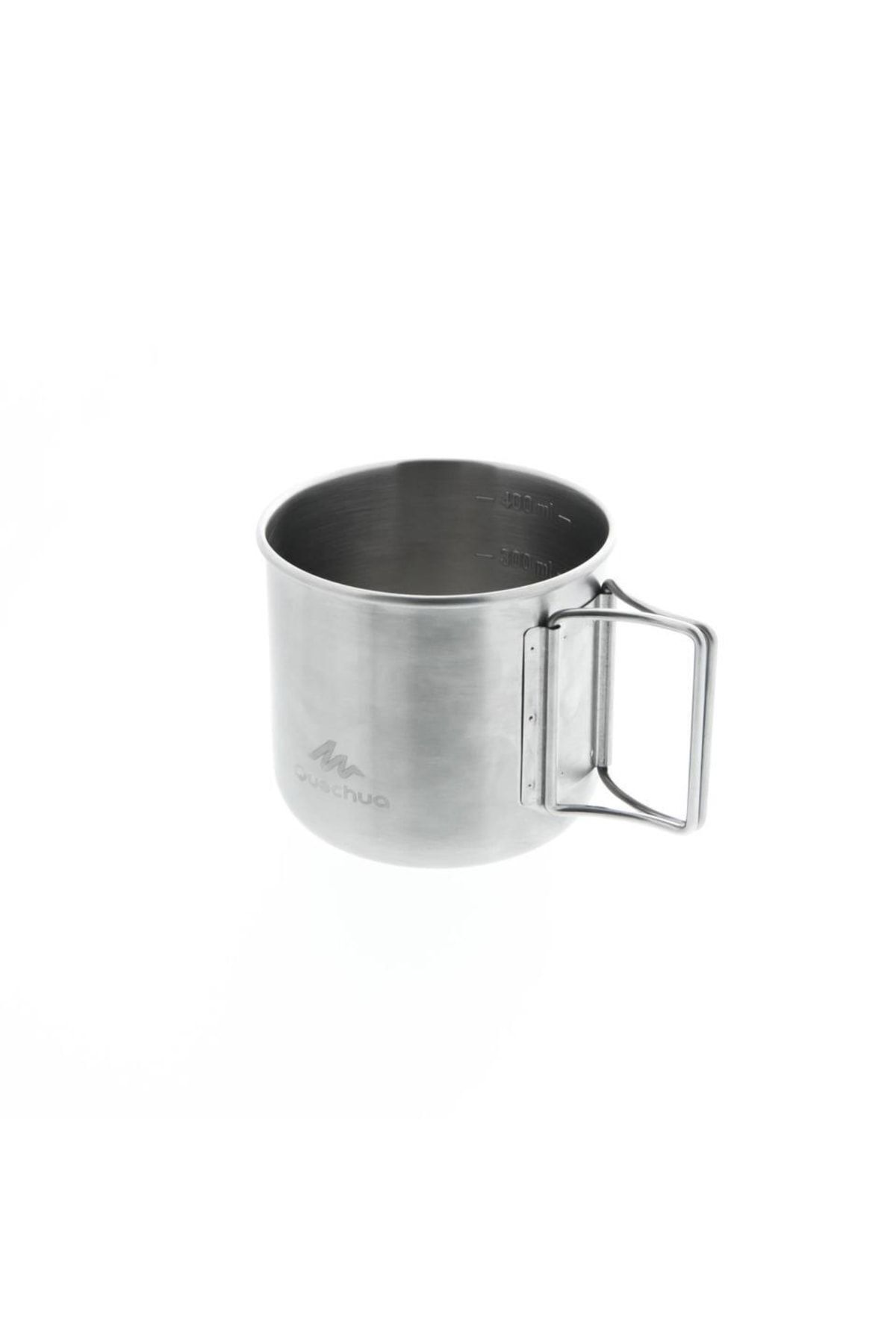 ماگ کمپینگ آشپزخانه فنجان استیل ضد زنگ 0.4 L MH150 اورجینال Decathlon