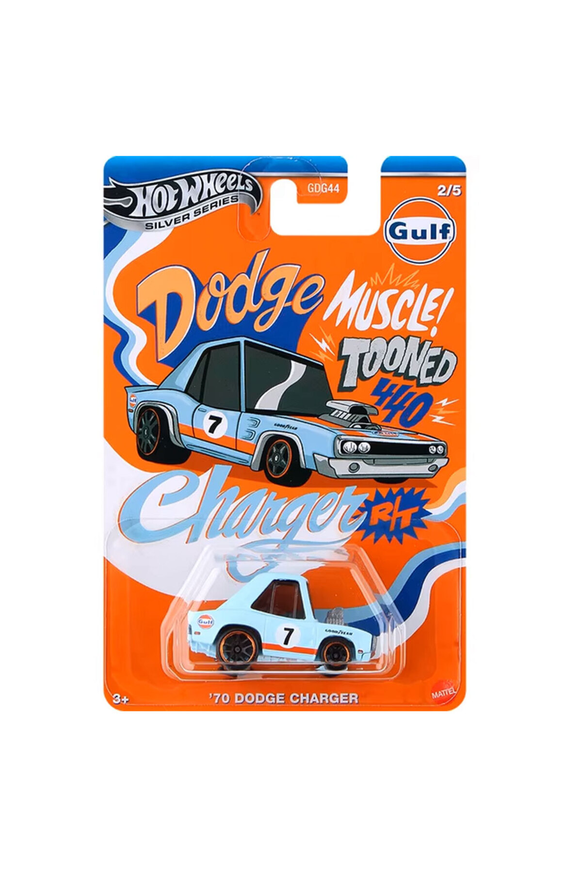 ماشین اسباب بازی GULF 70 DODGE CHARGER GDG44 HOT WHEELS
