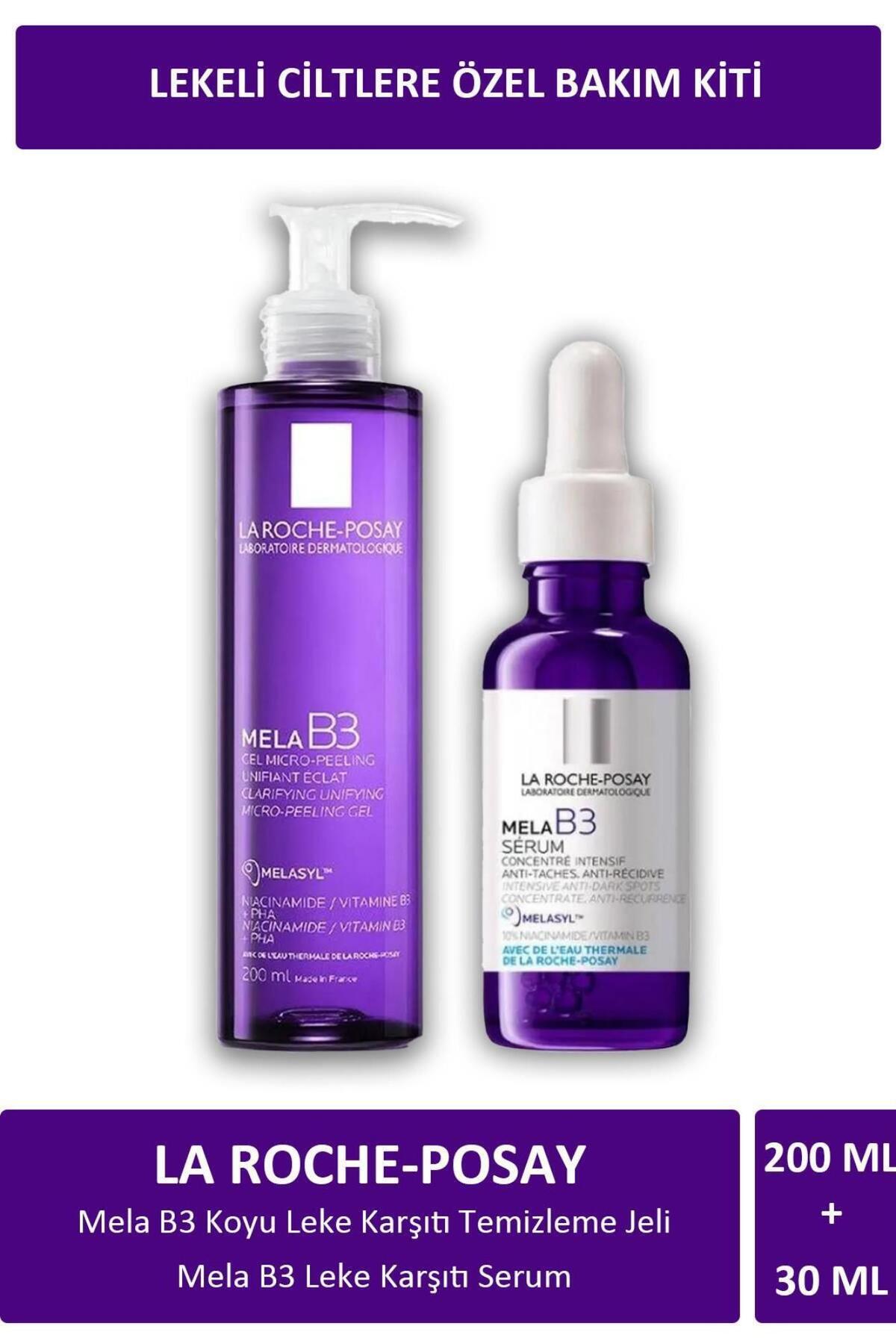 پاک کننده صورت MELA B3 تیره STAIN CLEANING GEL 200 میل + LA ROCH POSAY ANTI La Roche Posay