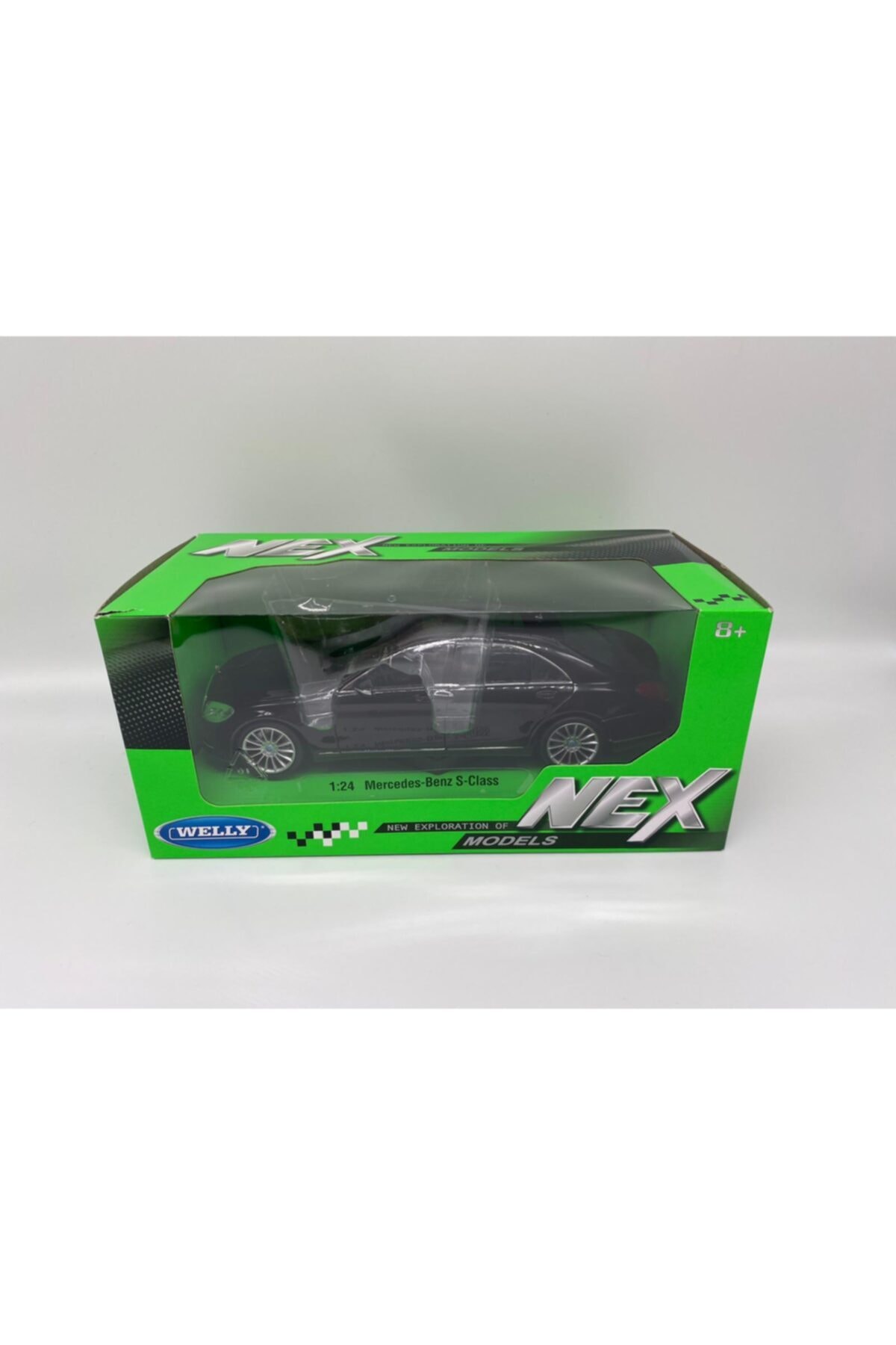 مدل خودرو 1:24 ماشین مرسدس بنز S CLASS مشکی DIECAST SCALE اورجینال WELLY