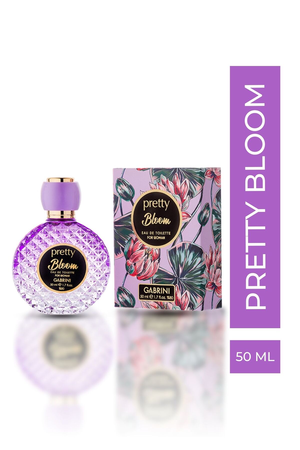 عطر زنانه لوازم جانبی LLARA PRETTY BLOOM 50 ML EAU DE TOILETTE ادوپرفیوم Gabrini