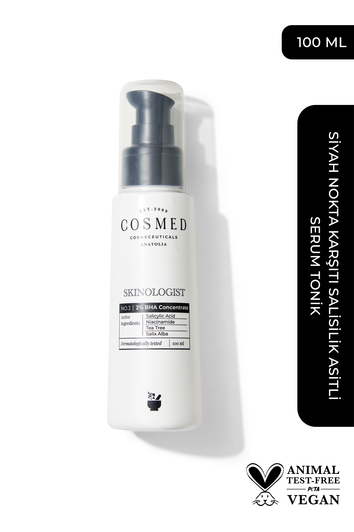 COSMED پاک کننده پوست چرب و ضد آکنه با غلظت 2% BHA