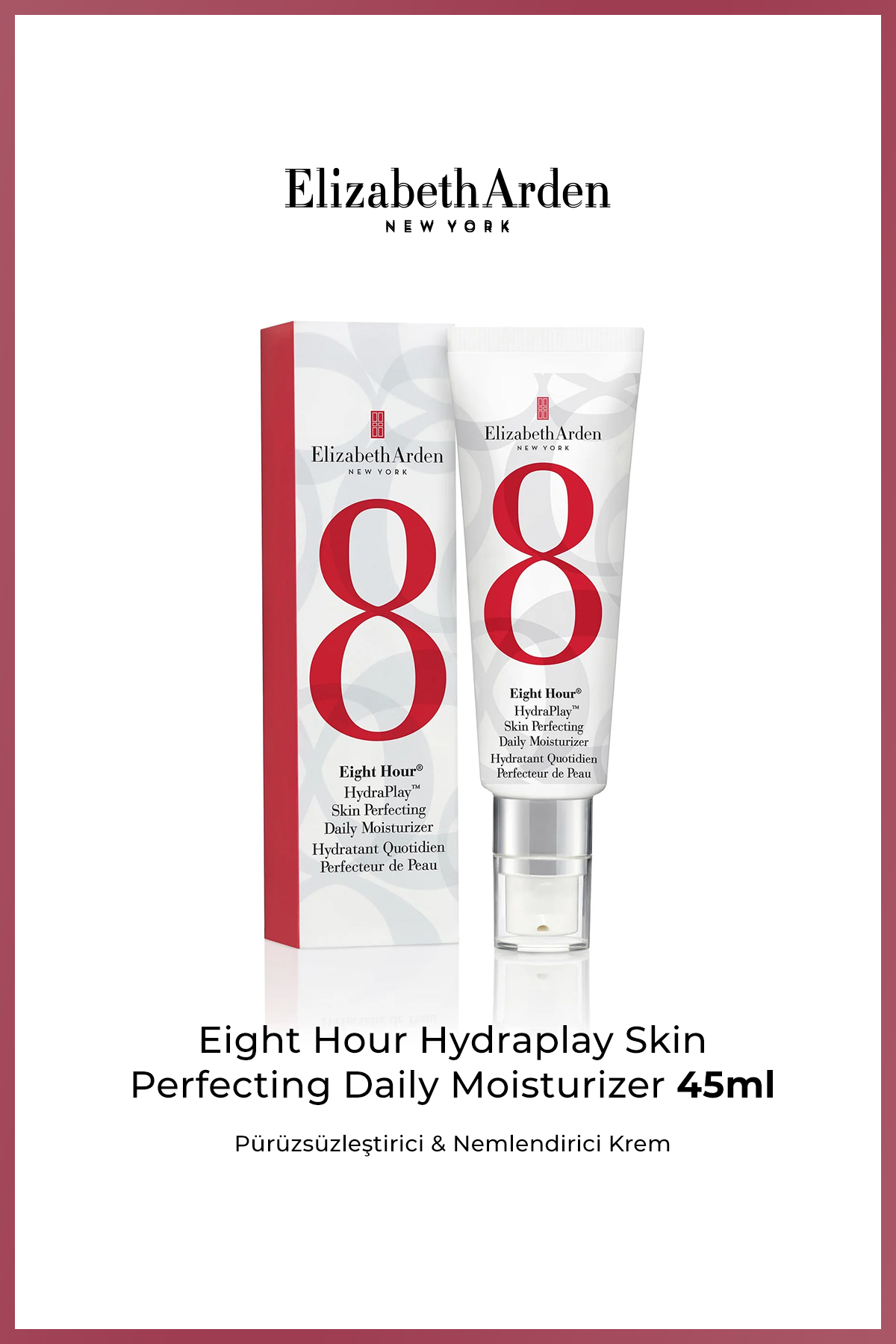 کرم صورت هشت ساعته پوست هیدراپلی کامل DAILLA 45ML Elizabeth Arden