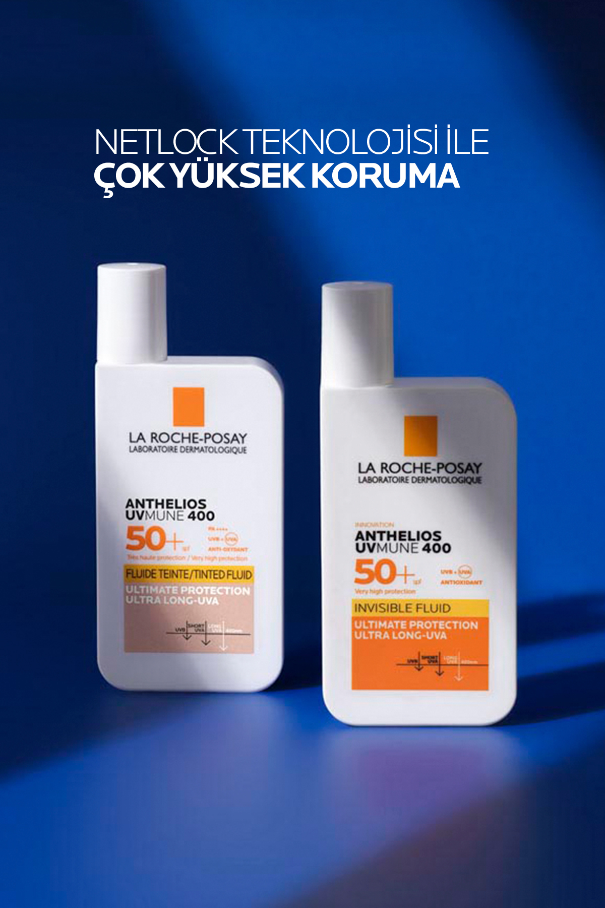 ست مراقبت پوست مجموعه از آفتاب: ژل تمیز کننده صورت کاربردی X4 50ML &amp; ANTHELIOS SPF50+ کرم خورشید La Roche Posay