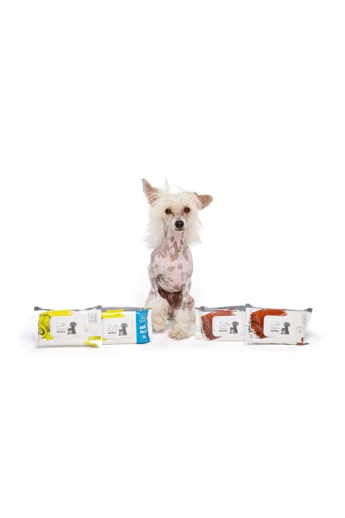 دستمال مرطوب نارگیلی سگ و گربه ام‌پتس M-PETS، بسته ۸۰ عددی
