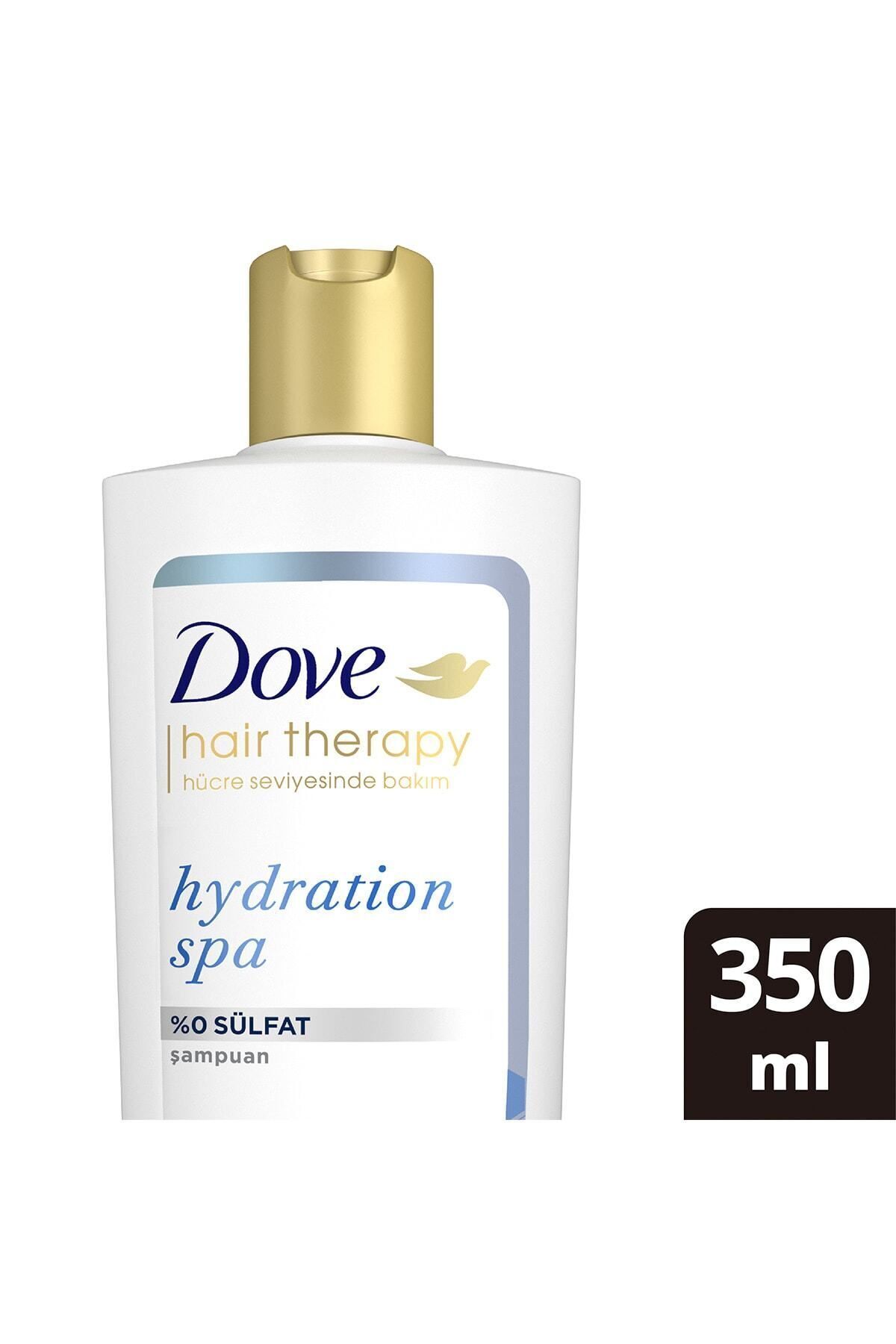 شامپو مراقبت مو بدون سولفات مدل Hydration Spa با حجم 350 میلی لیتر داو Dove