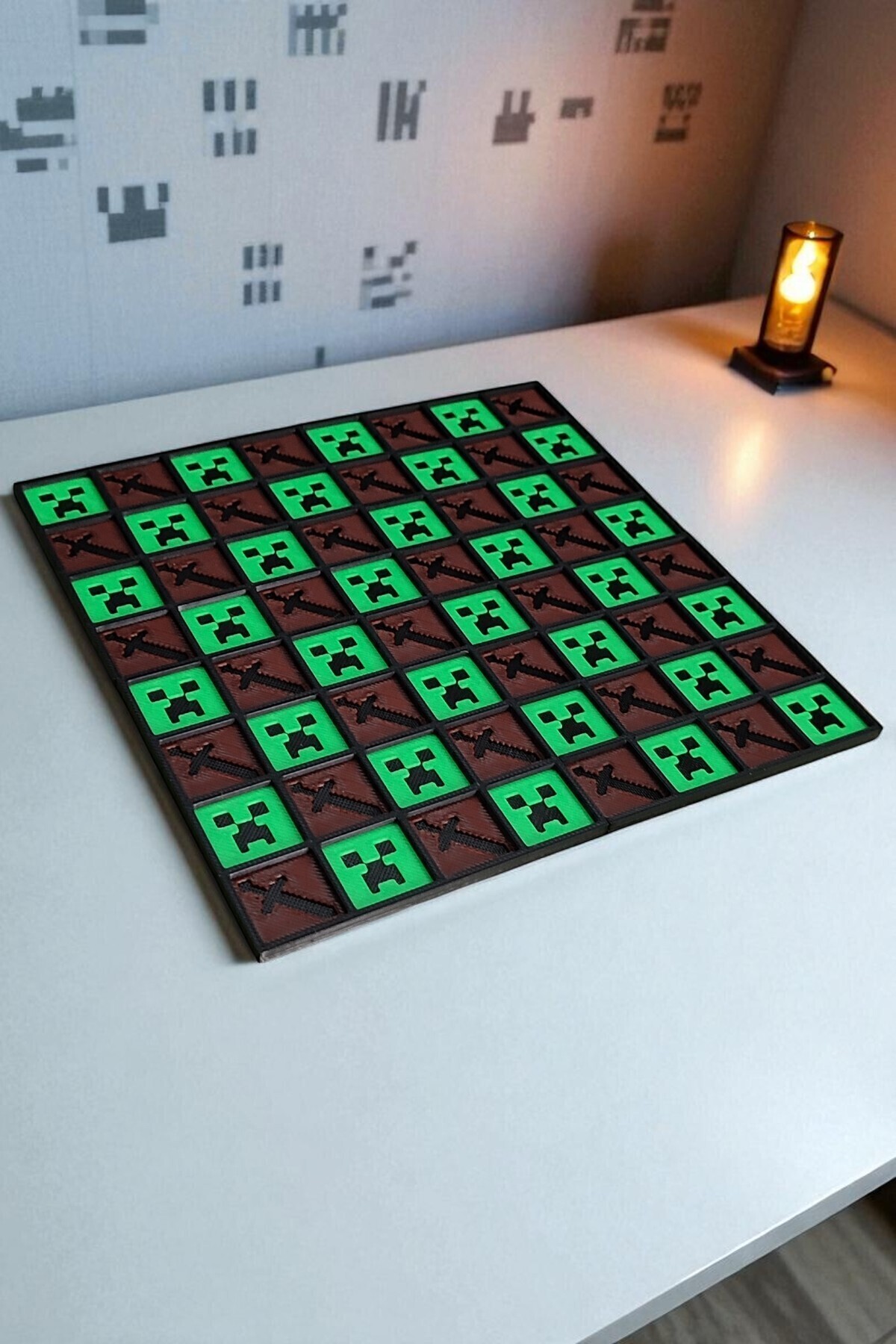 شطرنج ست بازی MINEPIXEL BOXED GAME هدیه دکور Vaiflagy Store
