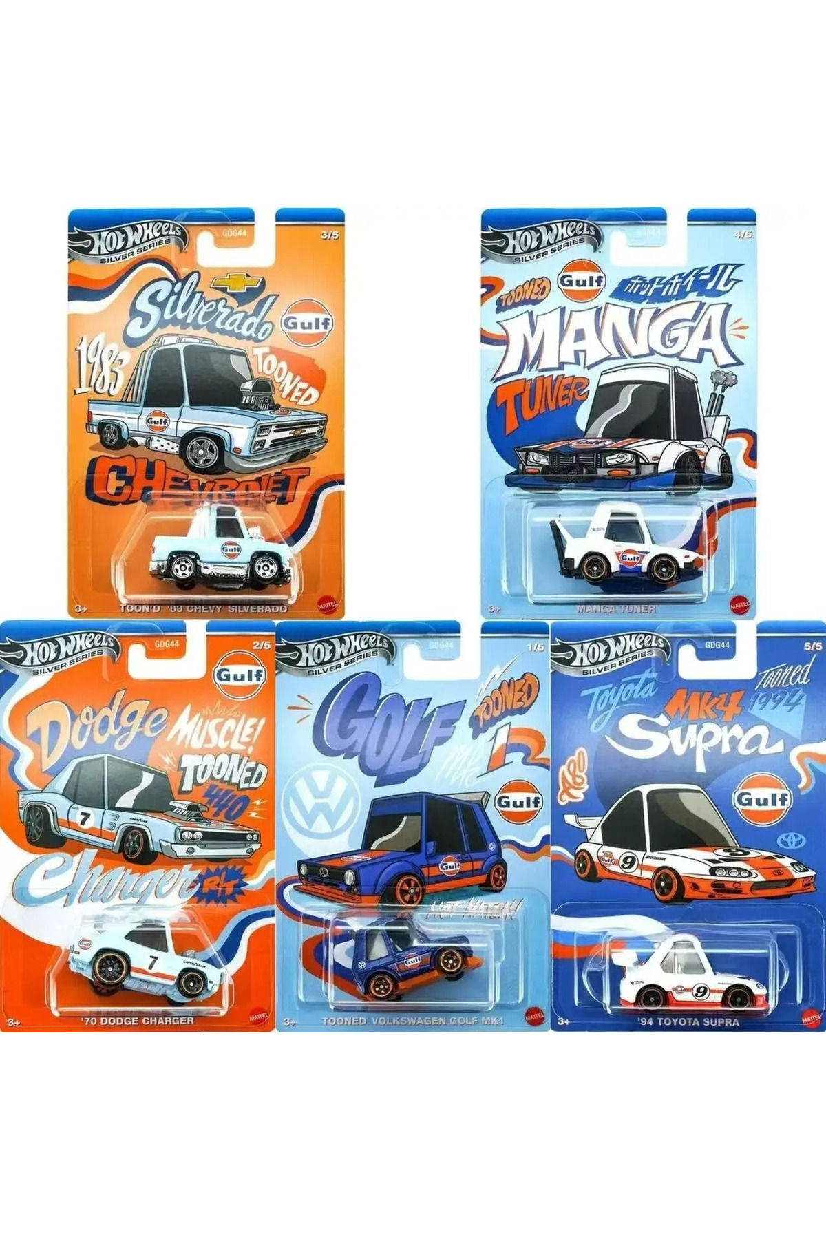 ماشین اسباب بازی 2025 MANGA TUNER مجموعه 5 GDG44 952L TOY MODEL COLLECTION هات ویلز اورجینال HOT WHEELS