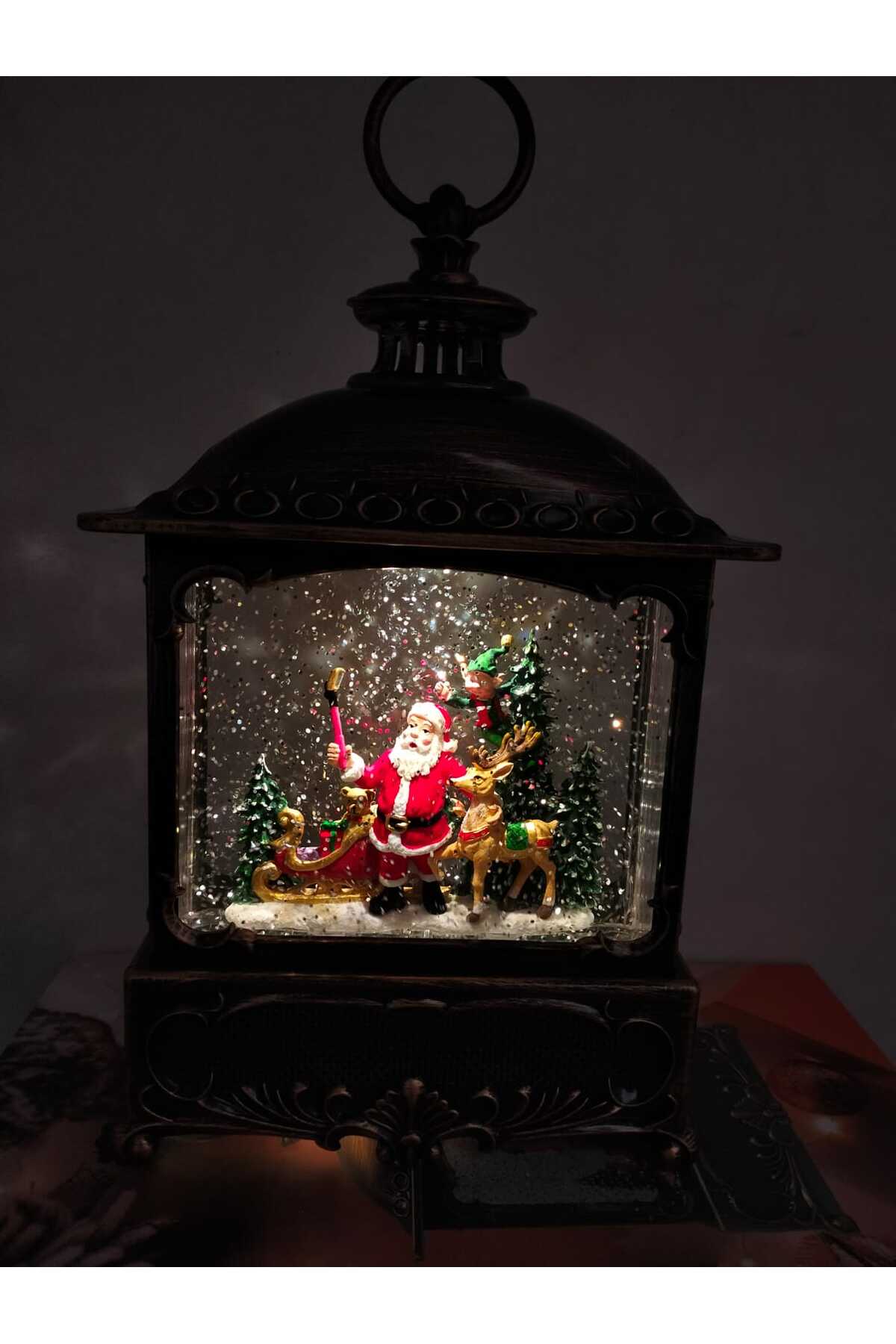 گوی برفی GLOBLE SNOW متصل به بلوتوث فانوس گلوب با چراغ و موسیقی از ترکیه Stilo