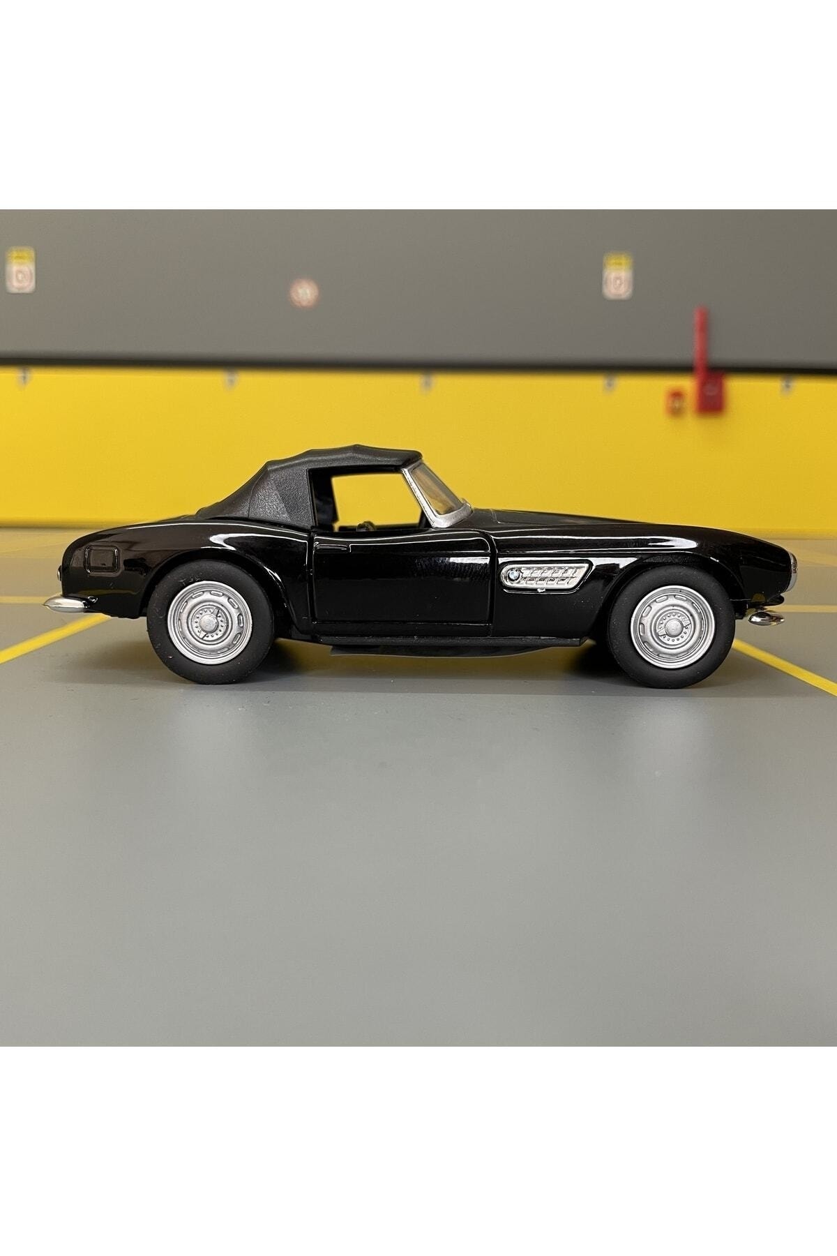 مدل خودرو BMW 507 1956 1 36 SCALE C&amp;C MODEL GARAGE PULL DROP DIECAST METAL TOY CAR اورجینال WELLY