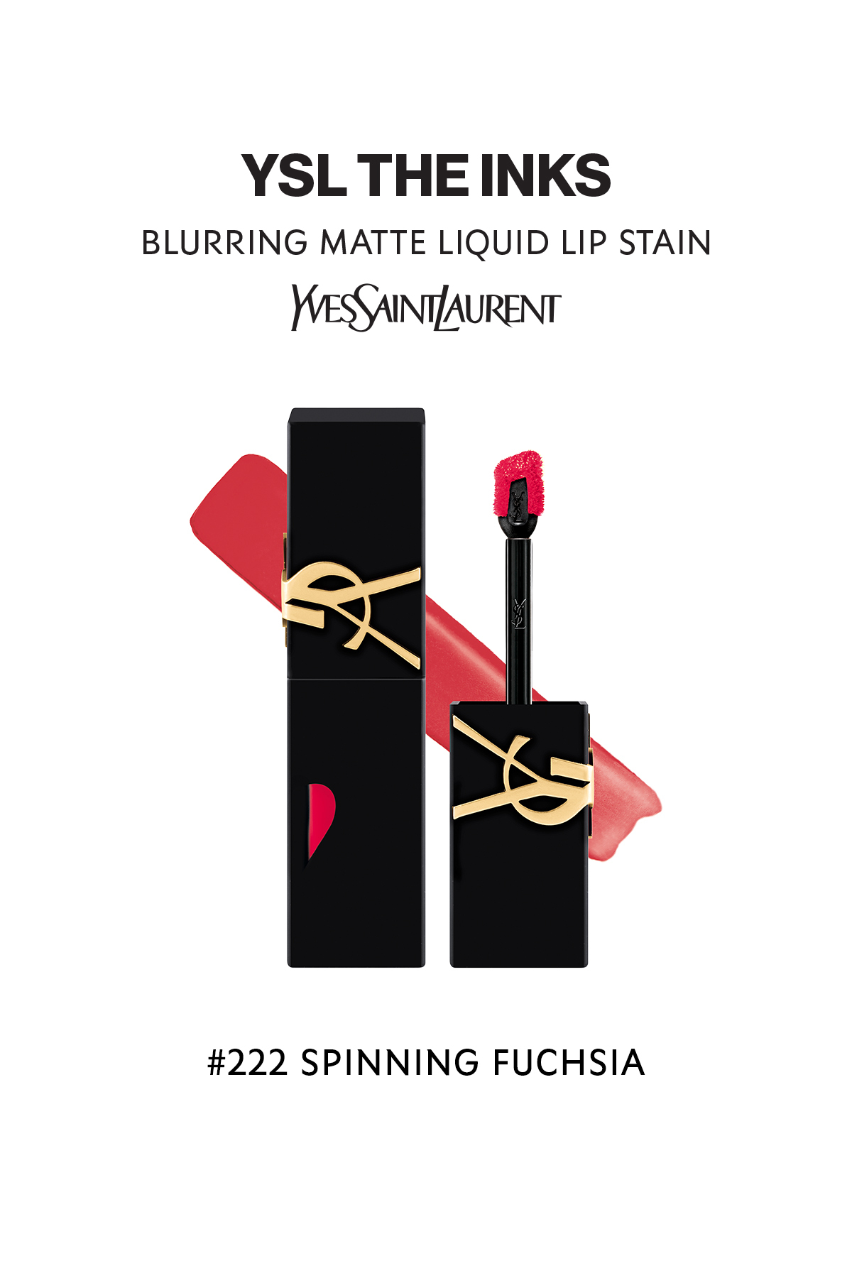 رژ لب مات مایع THE INKS BLUR BLURRY EFFECT 222 Yves Saint Laurent