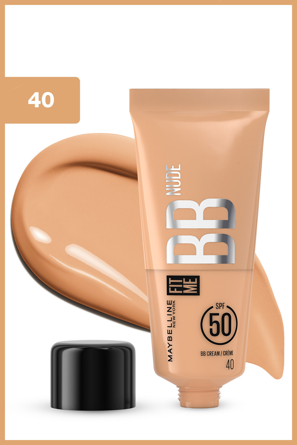 کرم بی بی و سی سی رنگی با خاصیت مرطوب کنندگی SPF50 مناسب پوست های نرمال و خشک میبلین نیویورک Maybelline New York