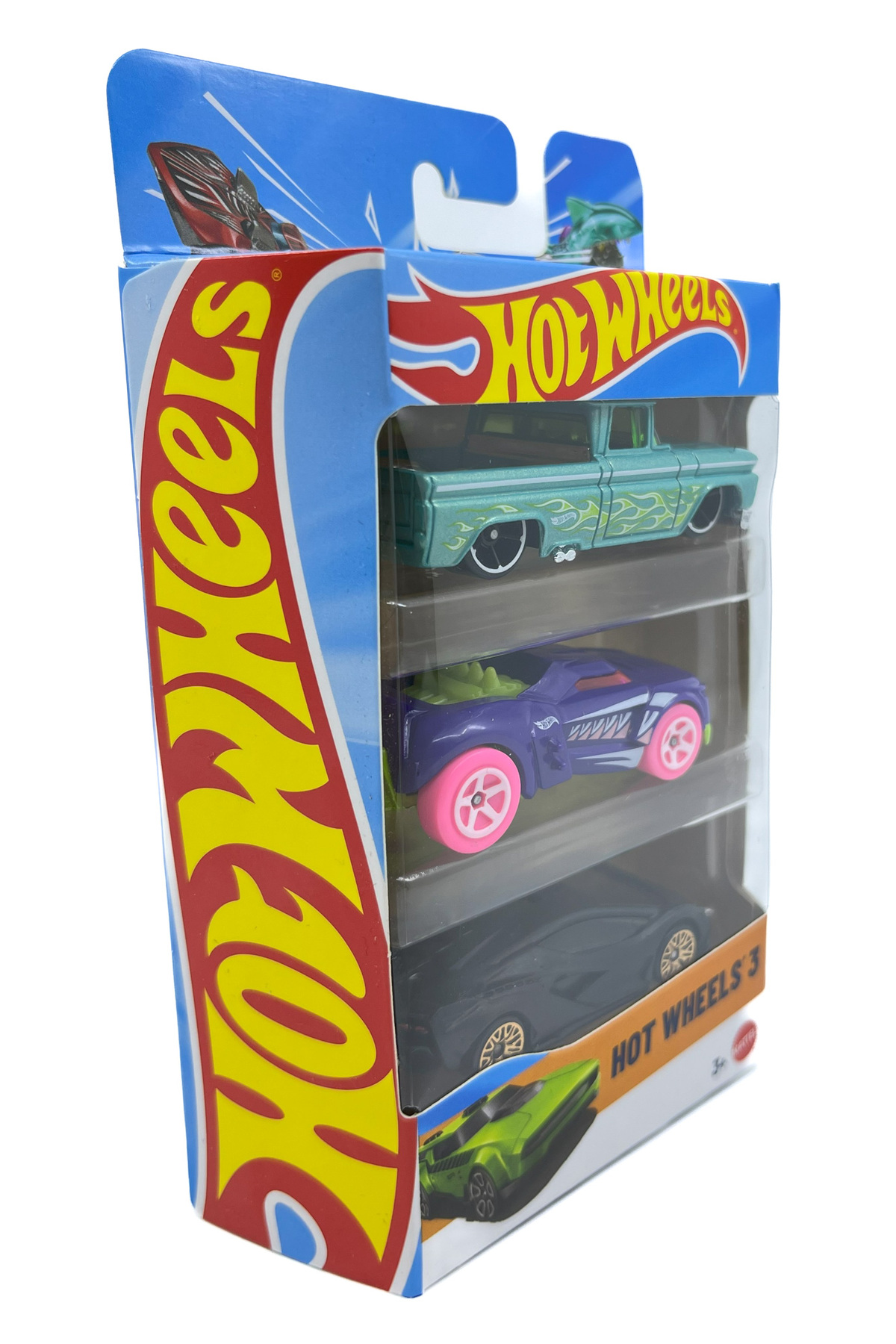 مدل خودرو ست ماشین 3 تکه 10 اورجینال HOT WHEELS