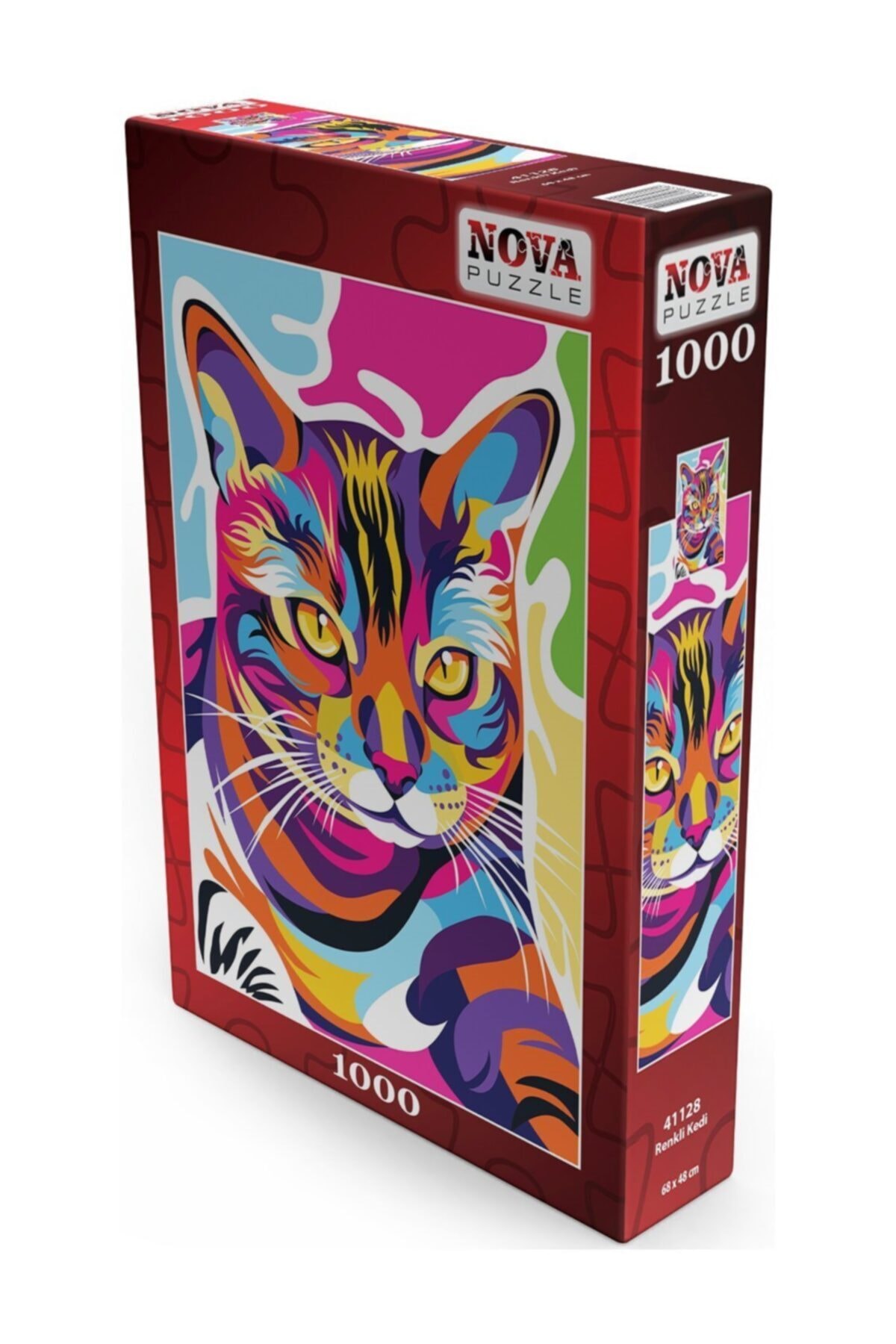 پازل گربه رنگارنگ NOVA 1000 PIECE از ترکیه Nova Puzzle