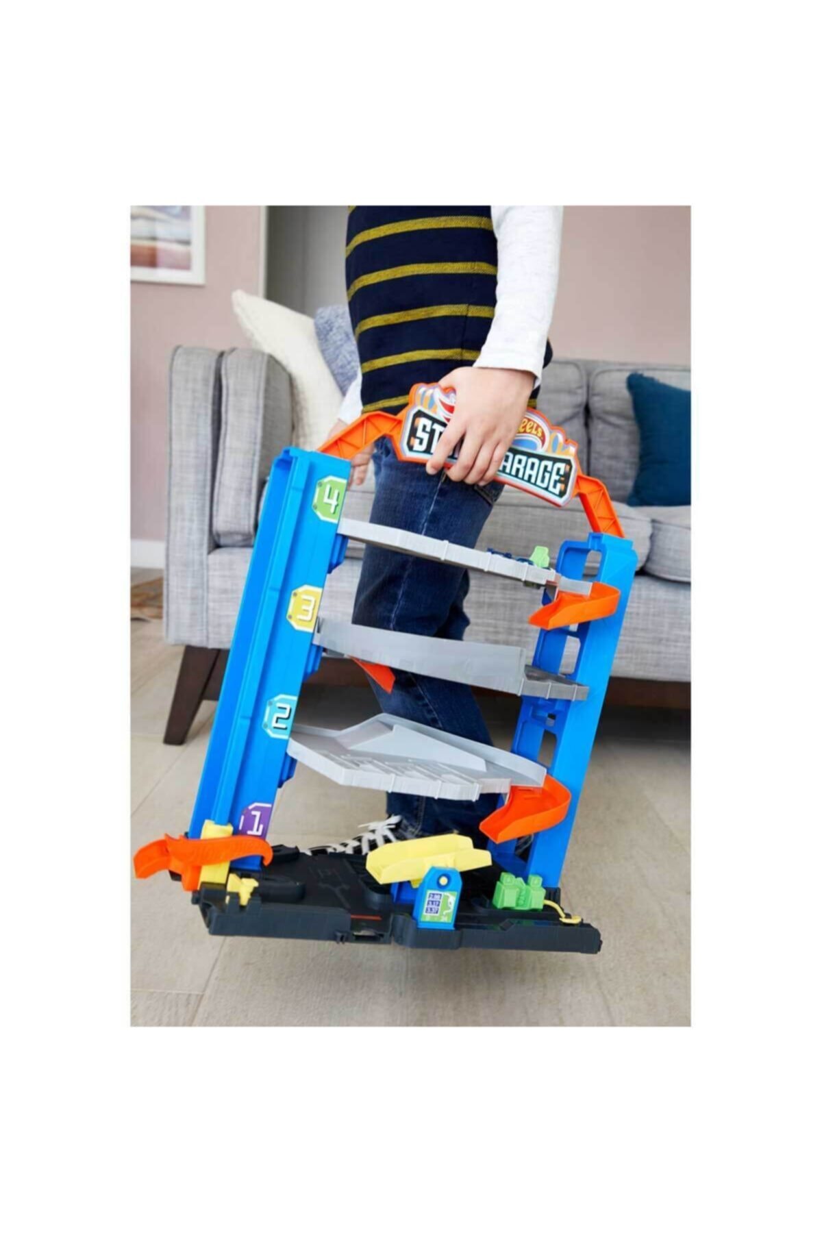 ماشین اسباب بازی شروع به ماجراجویی گاراژ 4 STOREY GNL70 هات ویلز اورجینال HOT WHEELS