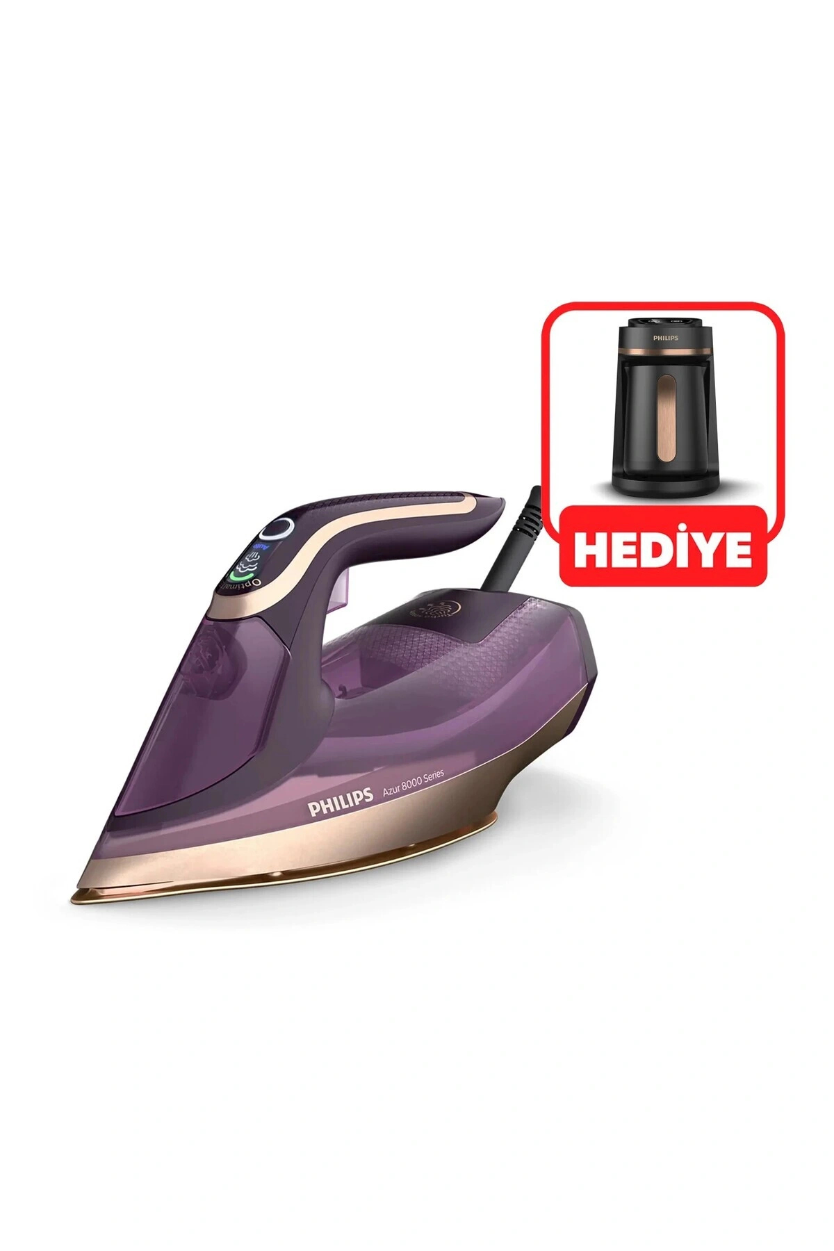 اتو بخار دستگاه آزور و قهوه ترک DST8040 30 HDA150 60 اورجینال Philips
