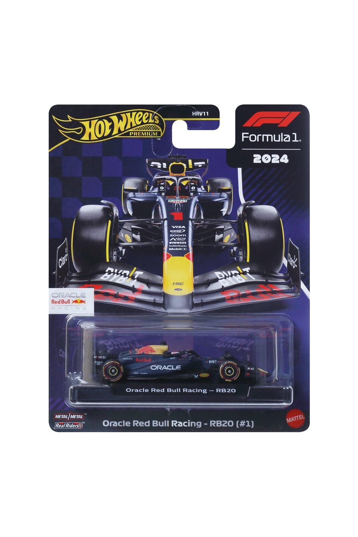 ماشین اسباب بازی PREMIUM FORMULA 1 ORACLE RED BULL RACING RB20 2024 DIECAST MODEL CAR 1:64 از ترکیه HOT WHEELS