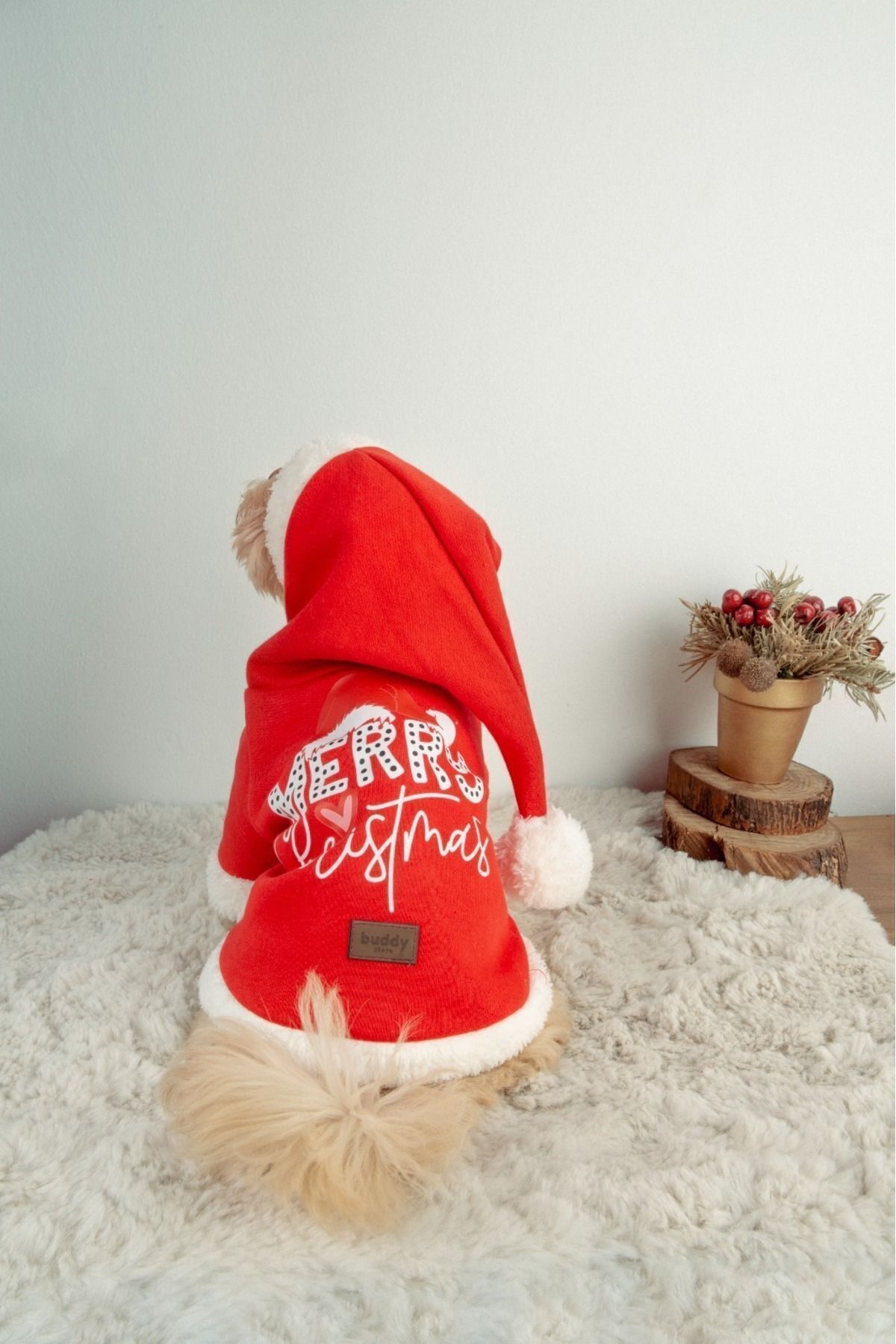 لباس کریسمس سگ و گربه بادی استور Buddy Store مدل bsMerryChristmas، چندرنگ