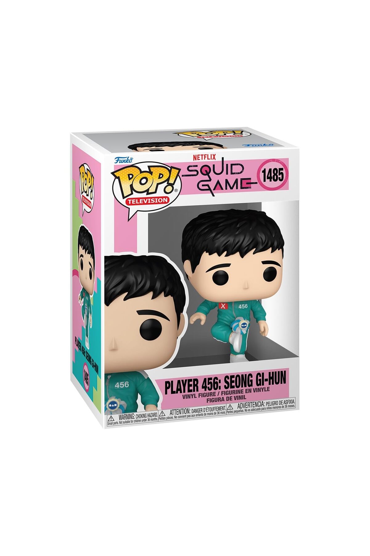 فیگور SQUID GAME PLAYER 456: SEONG GI HUN FUNKO POP! شکل وینیل شماره 1485 MASKOETİCARET