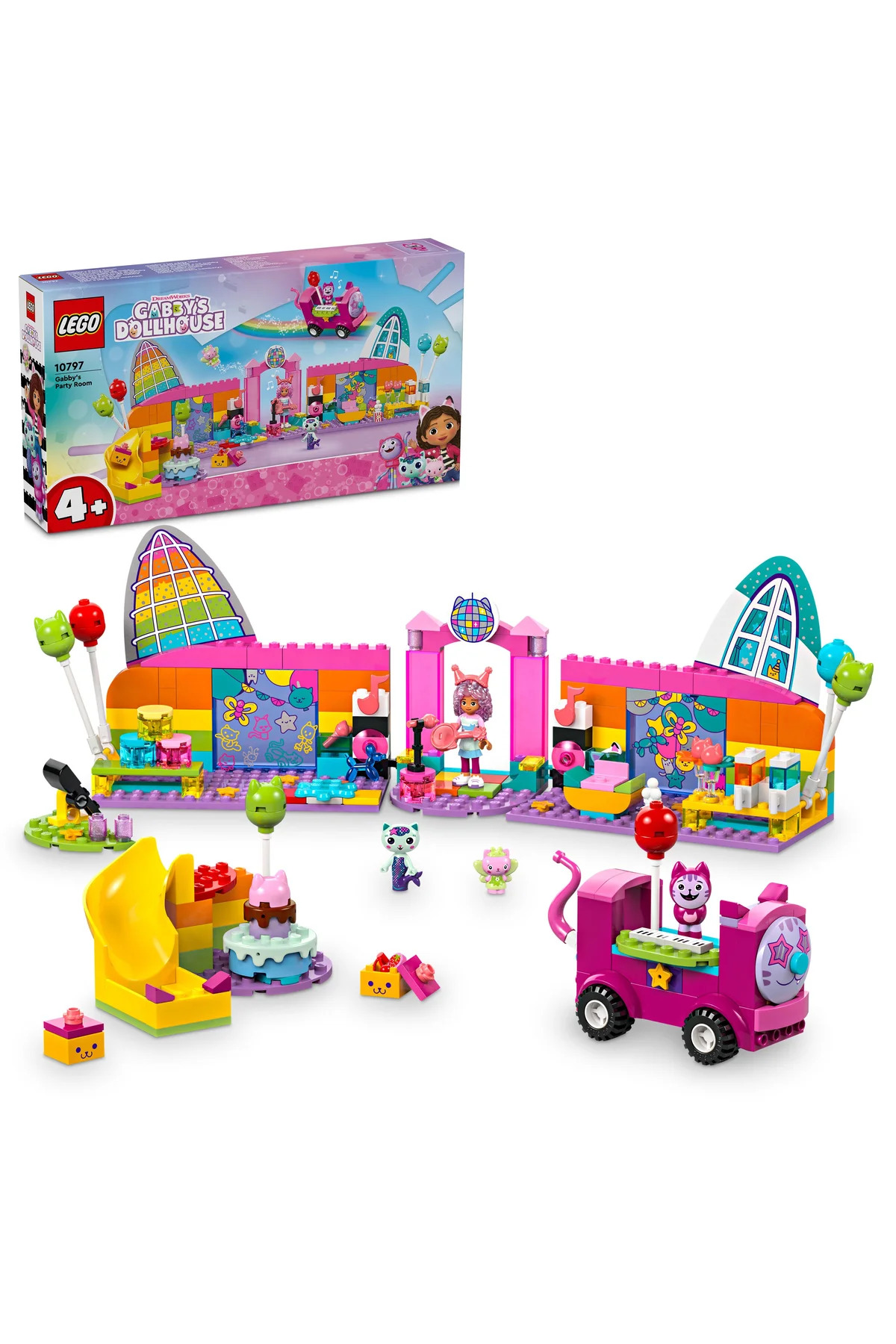 لگو و اسباب بازی های ساخت محور ® GABBY'S DOLLHOUSE ROOM PARTY GABBY 10797 ست ساختمان برای کودکان 4+ 252P اورجینال LEGO