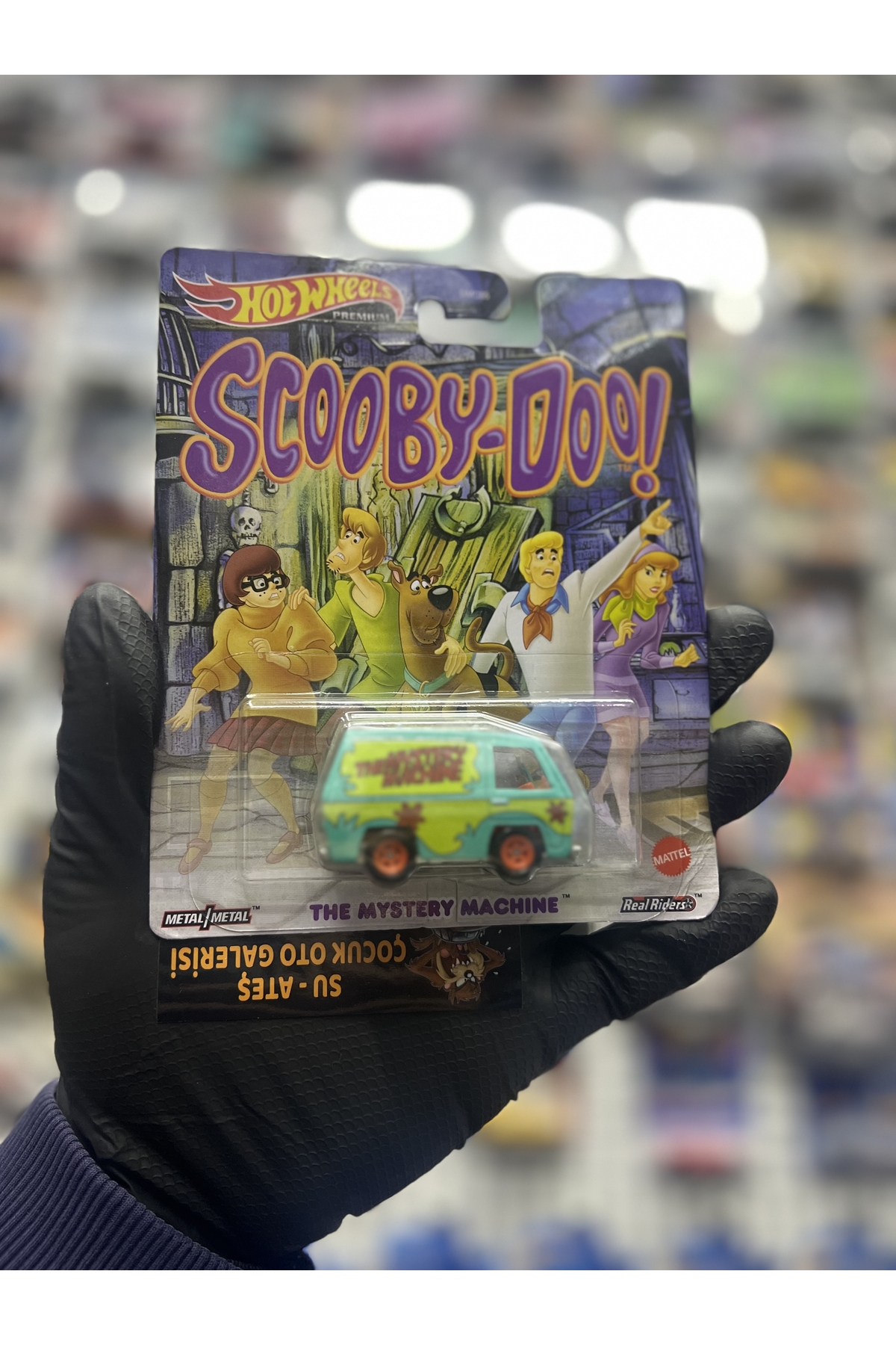 ماشین اسباب بازی H MYSTERY MACHINE PREMIUMUM 1.64 SCOOBY DOO هات ویلز اورجینال HOT WHEELS