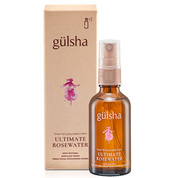 اسپری گلاب کامل گولشا Gülsha Ultimate Rose Water، مناسب همه انواع پوست، ۵۰ میلی‌لیتر