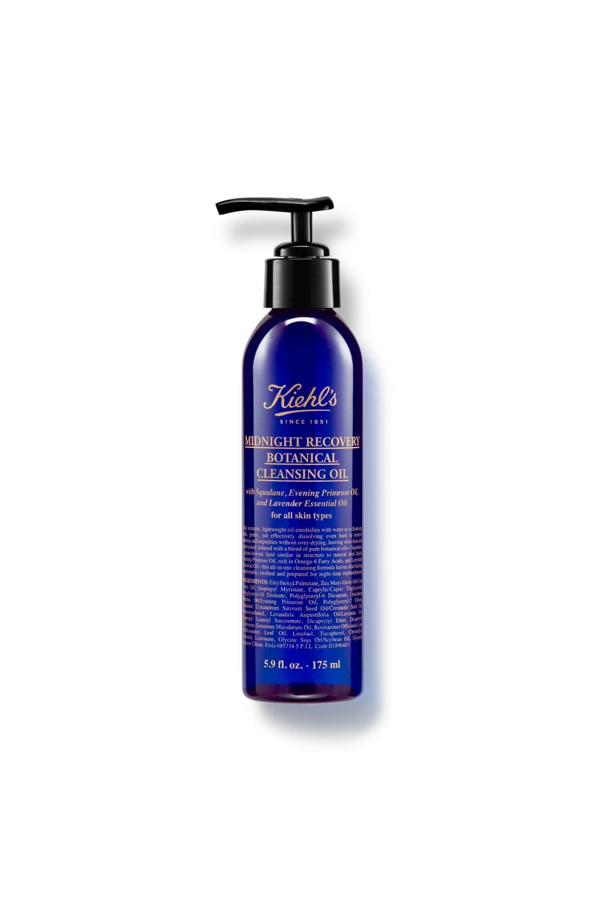 Kiehl's آرامش شبانه پاک کننده آرایش روزانه روغنی 175 میلی لیتر