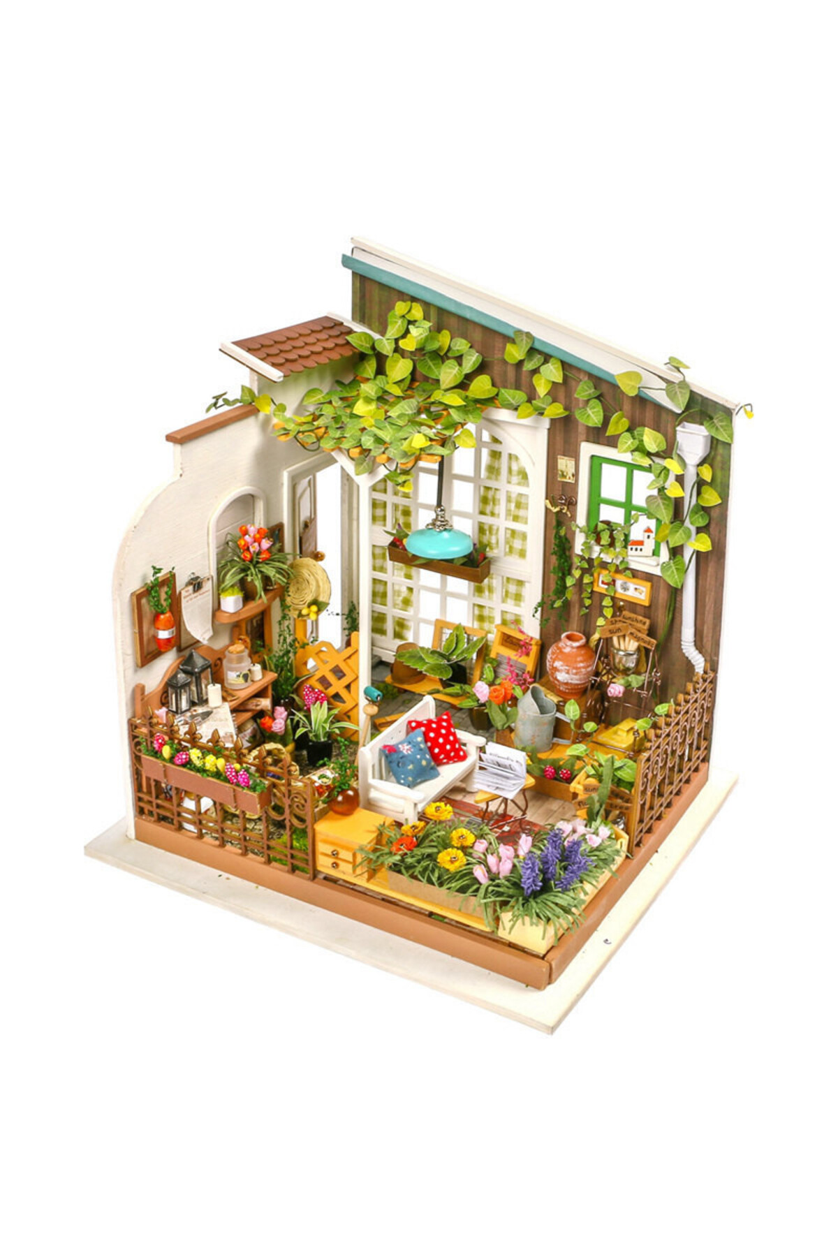 پازل سه بعدی ROLIFE MILLER'S GARDEN مدل مینیاتوری DIY Robotime