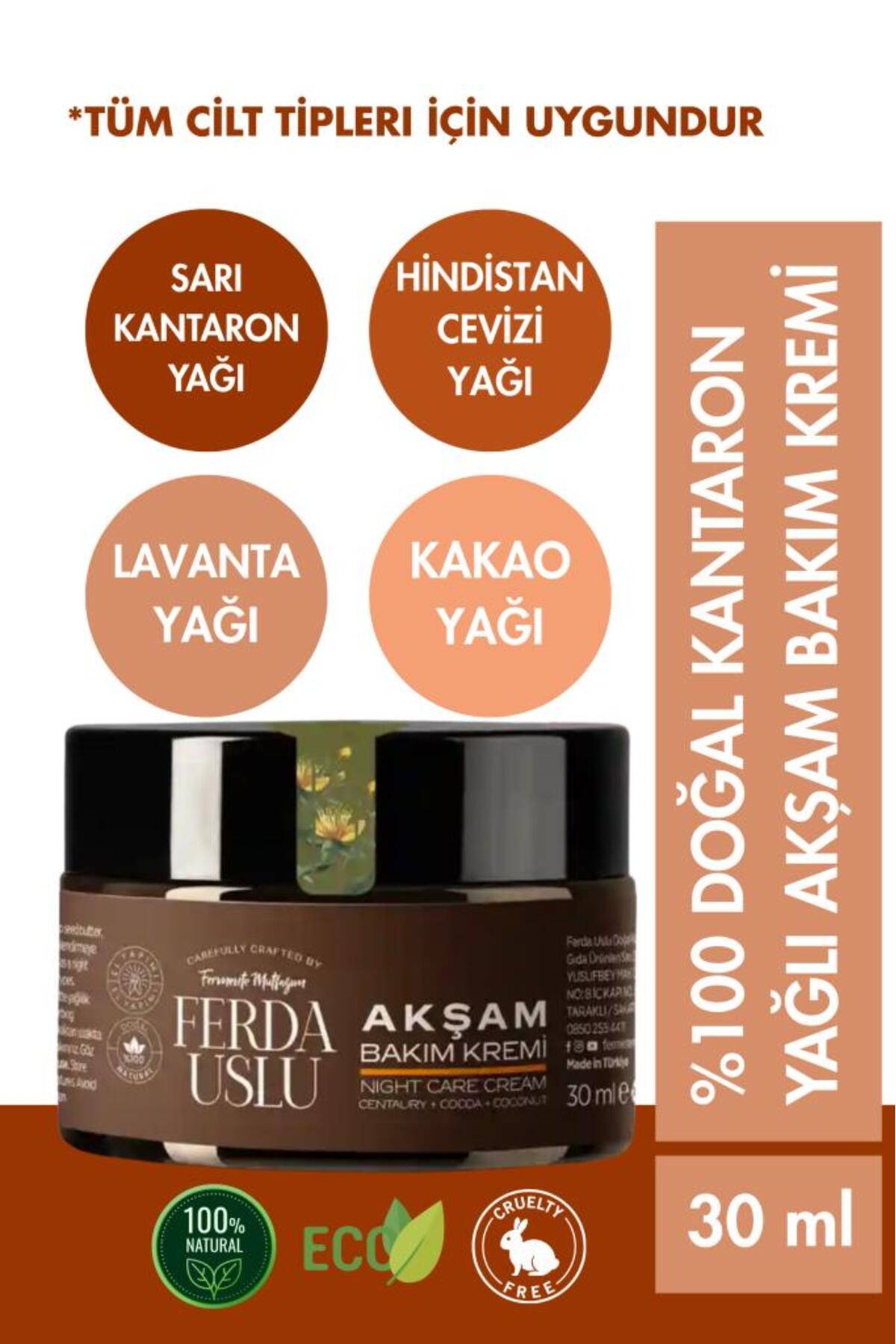 کرم بدن روغن خار مریم 100% طبیعی مرطوب کننده ترمیم مراقبت شبانه ایمن برای نوزادان 30 میل Fermente Mutfağım
