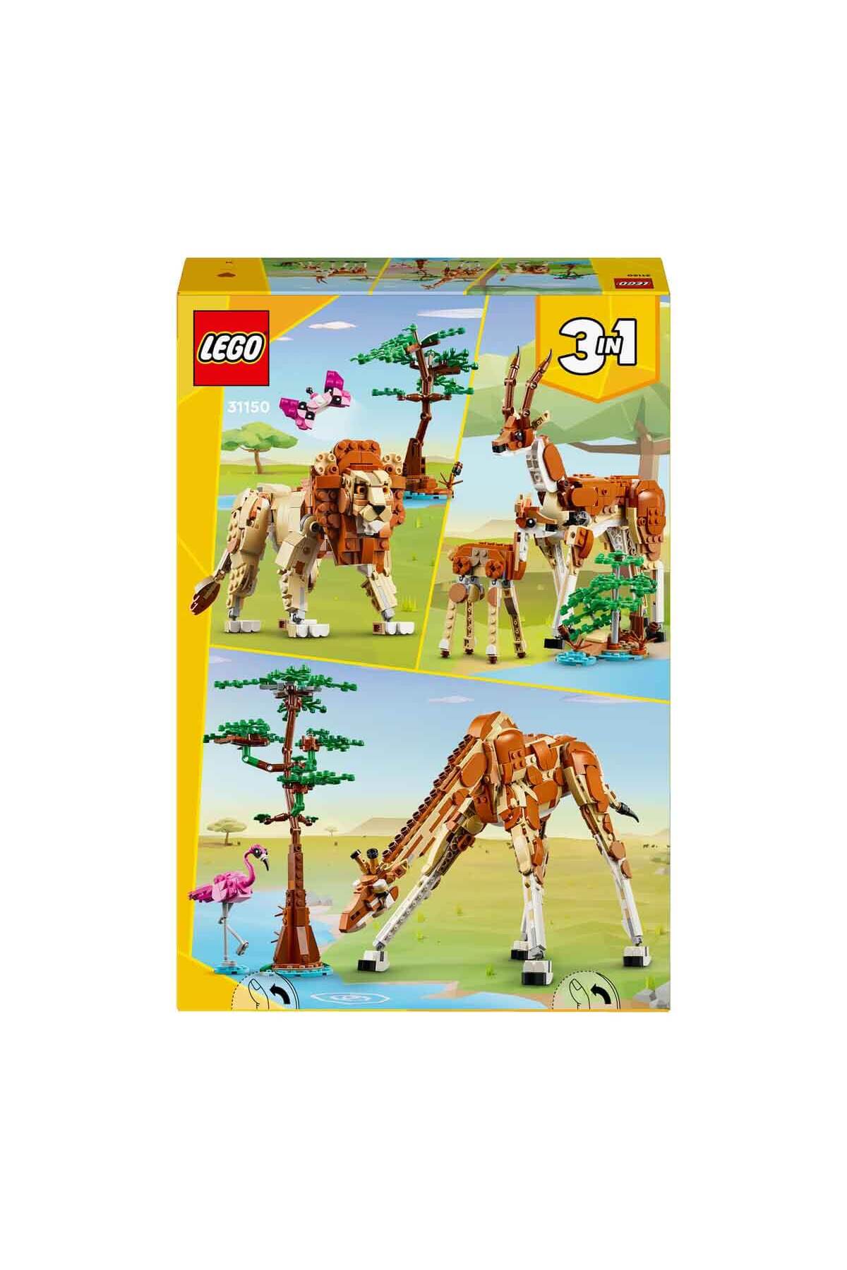 لگو حیوانات سافاری وحشی خالق را می توان برای کودکان 31150 9 سال بالاتر اورجینال LEGO