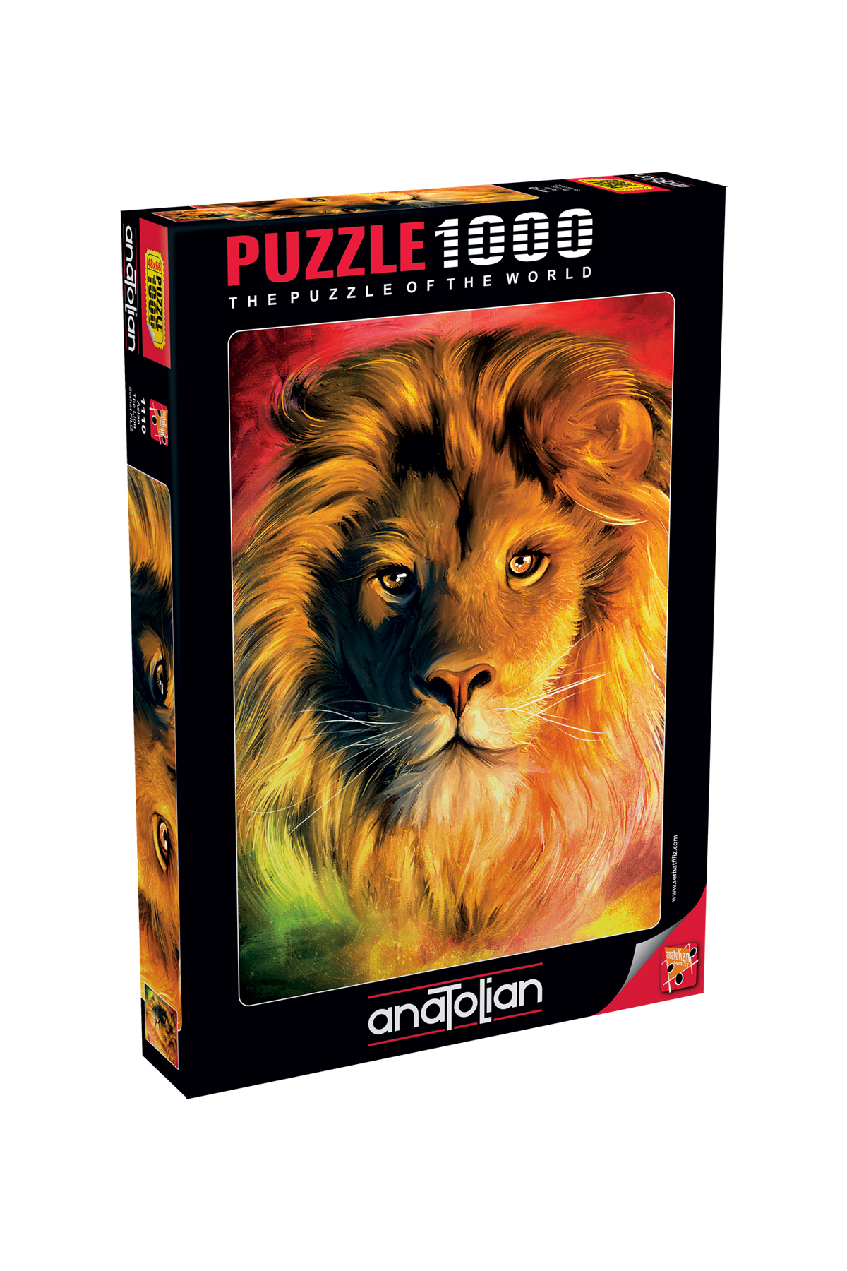 پازل اره منبت کاری مویی 1000 تکه شیر 1110 از ترکیه Anatolian Puzzle