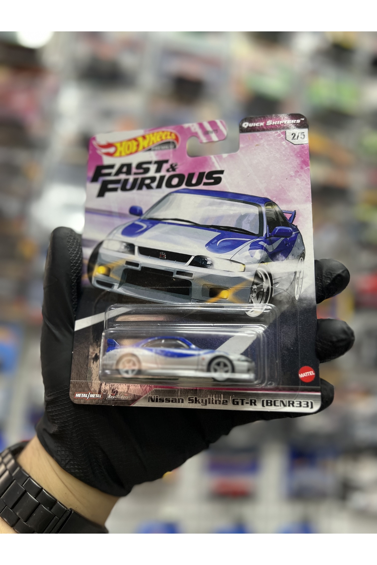 ماشین اسباب بازی نیسان اسکای لاین GT R BCNR33 از ترکیه HOT WHEELS