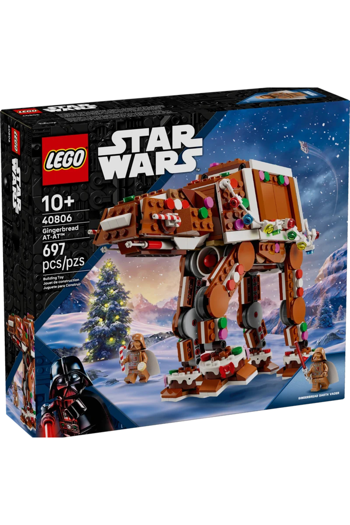 لگو و اسباب بازی های ساخت محور 40806 LEGO® STAR WARS™ GINGERBREAD AT AT™ WALKER اورجینال LEGO