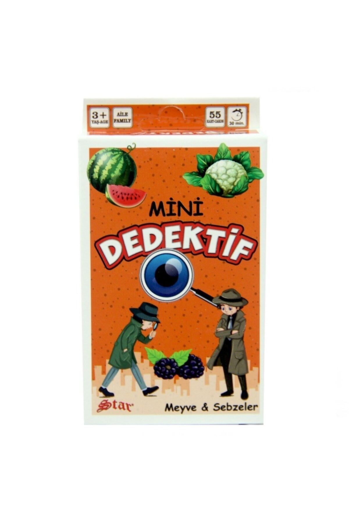 اسباب بازی های فیگور دیگر مجموعه کارتی STAR MINI DETECTIVE آموزشی کارت هوش تقویت کننده حافظه Genel Markalar