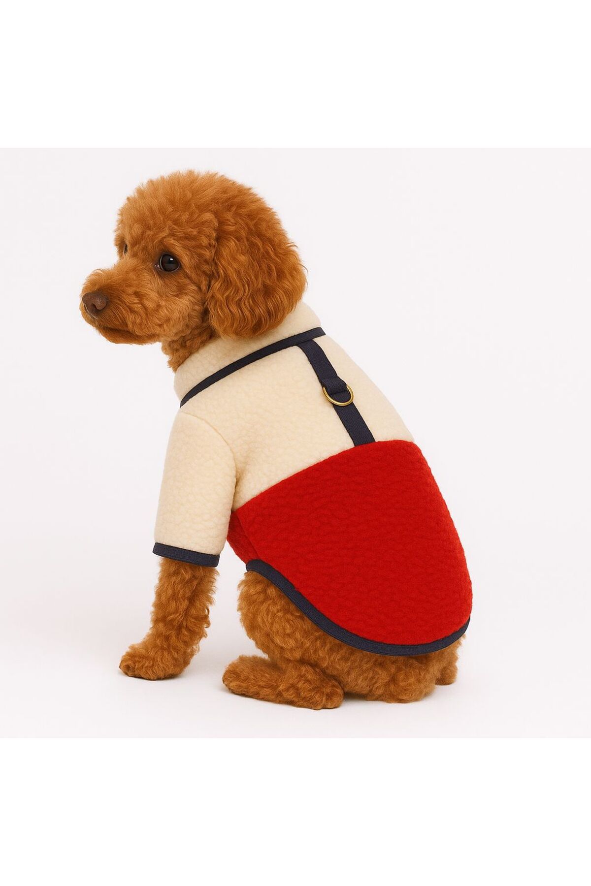 لباس سگ دولچه پتس Dolce Pets، ژاکت پلار زرشکی