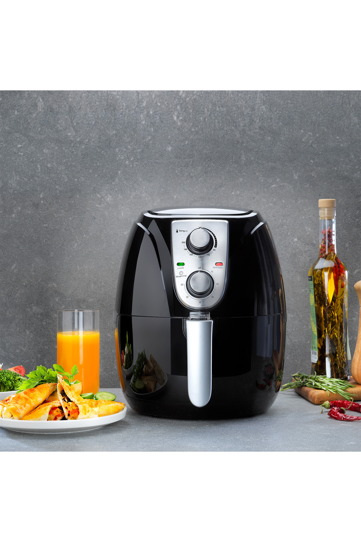 سرخ کن THERMOCHEF SMART AIRFRYER FRYER AIR HOT مشکی اورجینال Schafer