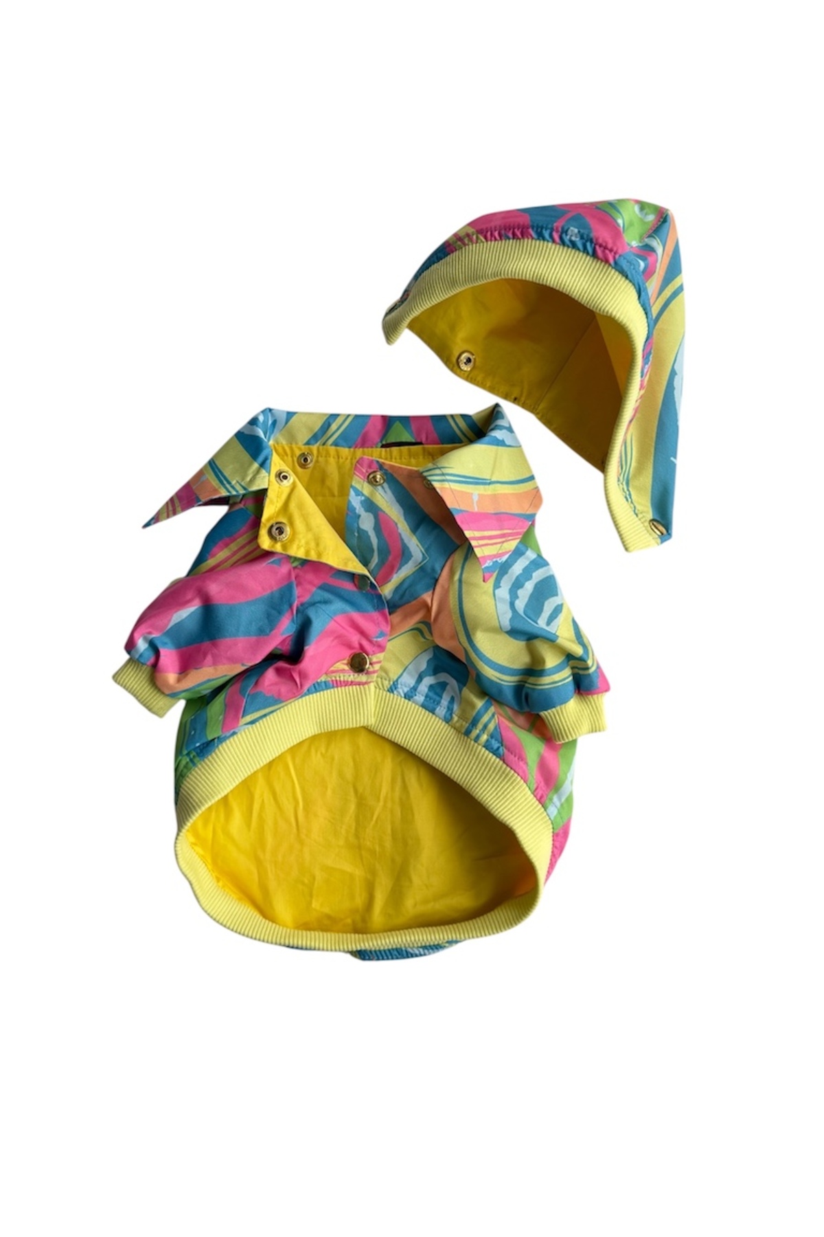 بارانی ضدآب چندرنگ گربه و سگ میس دیزی پت بوتیک Miss Daisy Pet Boutique مدل MDKKY01