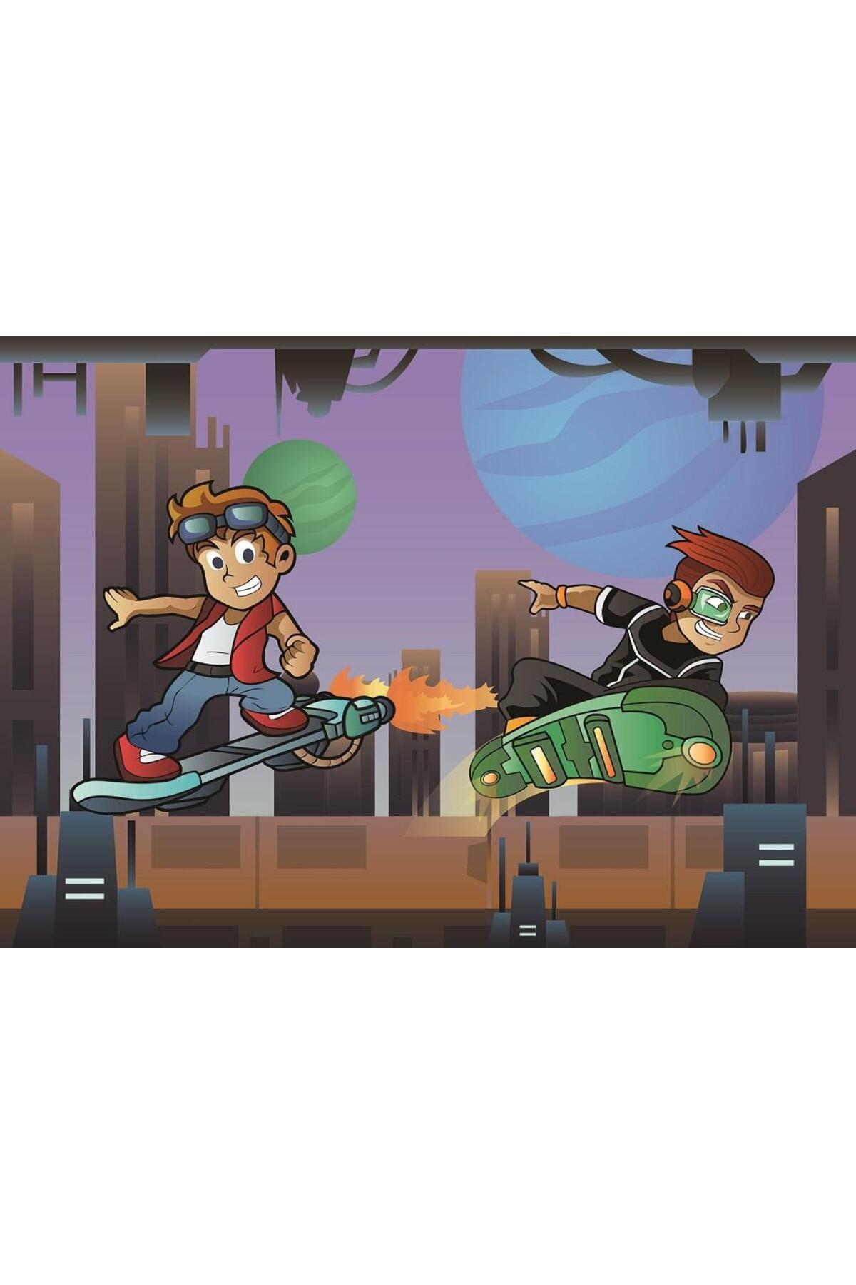 پازل ها و یاپبوزهای کودک دخترانه پسرانه بچگانه ART CHILD SKATEBOARDING کودکان 50 قطعه اورجینال ارت Art Puzzle