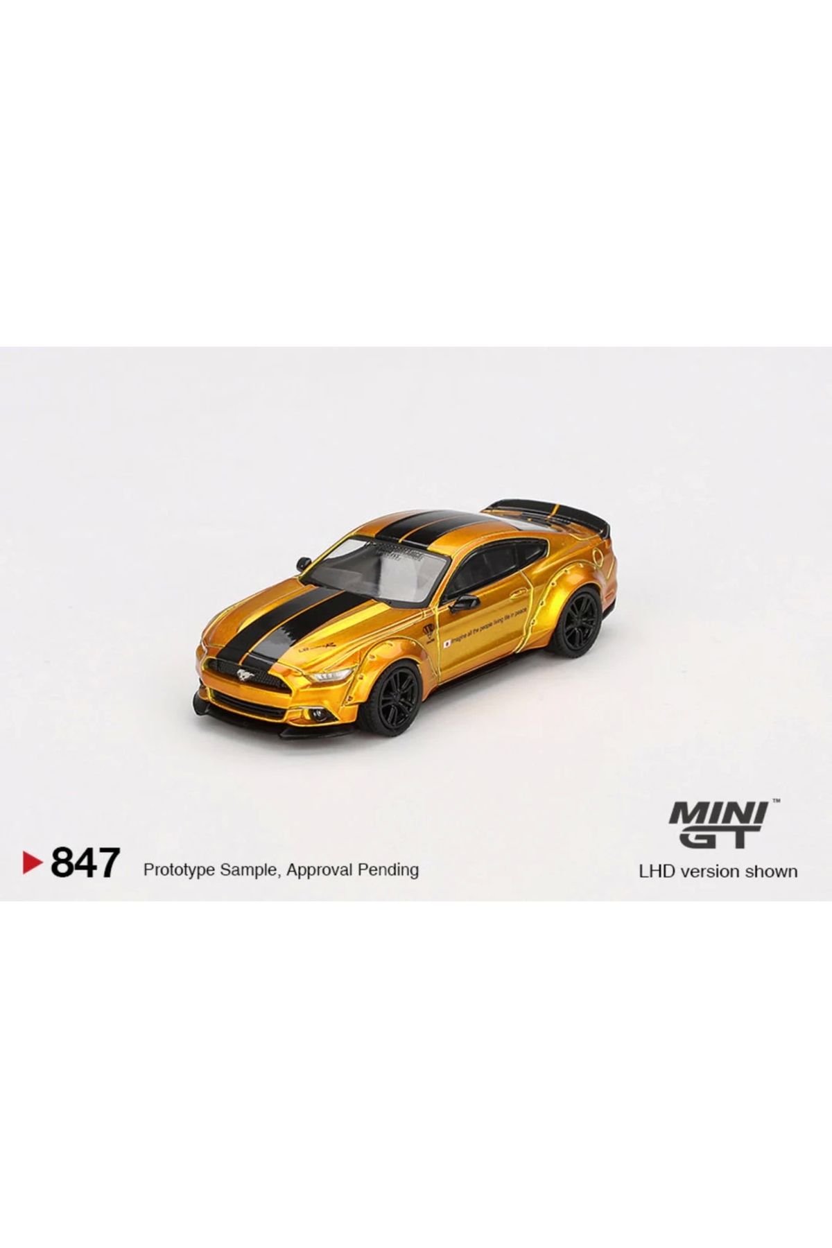 مدل خودرو 1 64 LB WORKS FORD MUSTANG GOLD اورجینال mini gt
