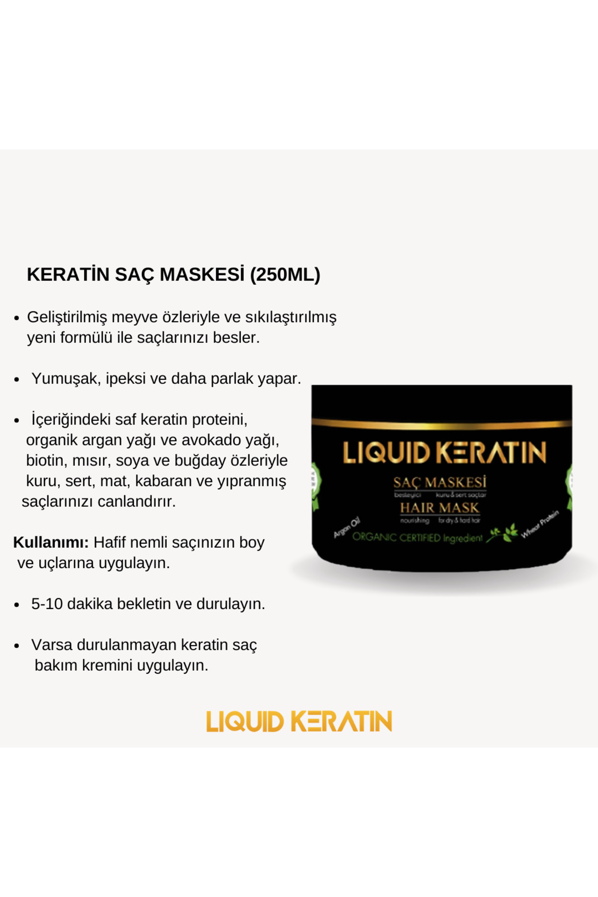 سرم و روغن مو ماسک کراتینه 250 میل مراقبت ترمیم کننده موهای خشک مات سخت آسیب دیده سوخته شکسته Liquid Keratin