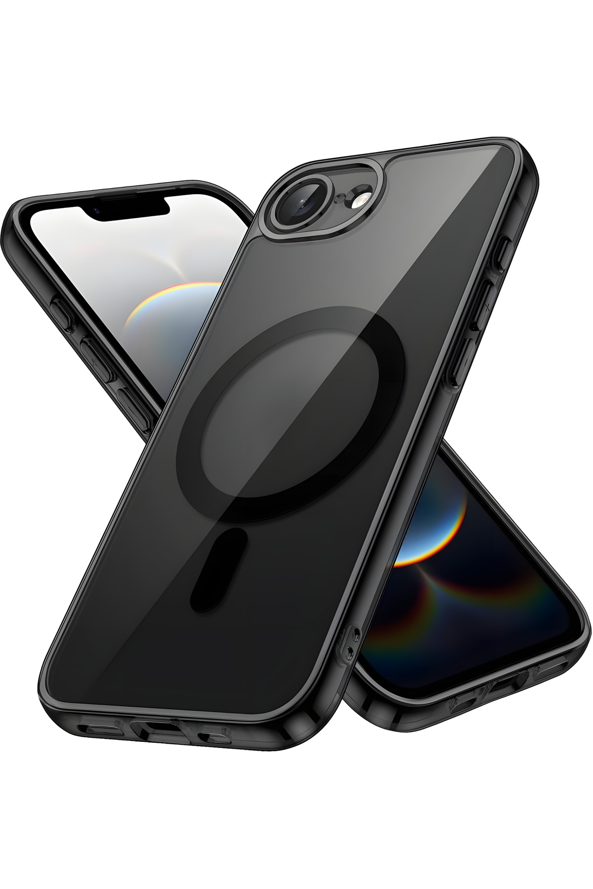 کاور و قاب APPLE IPHONE 16E CASE MAGSAFE CHARGING WIRELESS با پشتیبانی از پوشش محافظ لنز رنگی روشن فیبکس Fibaks