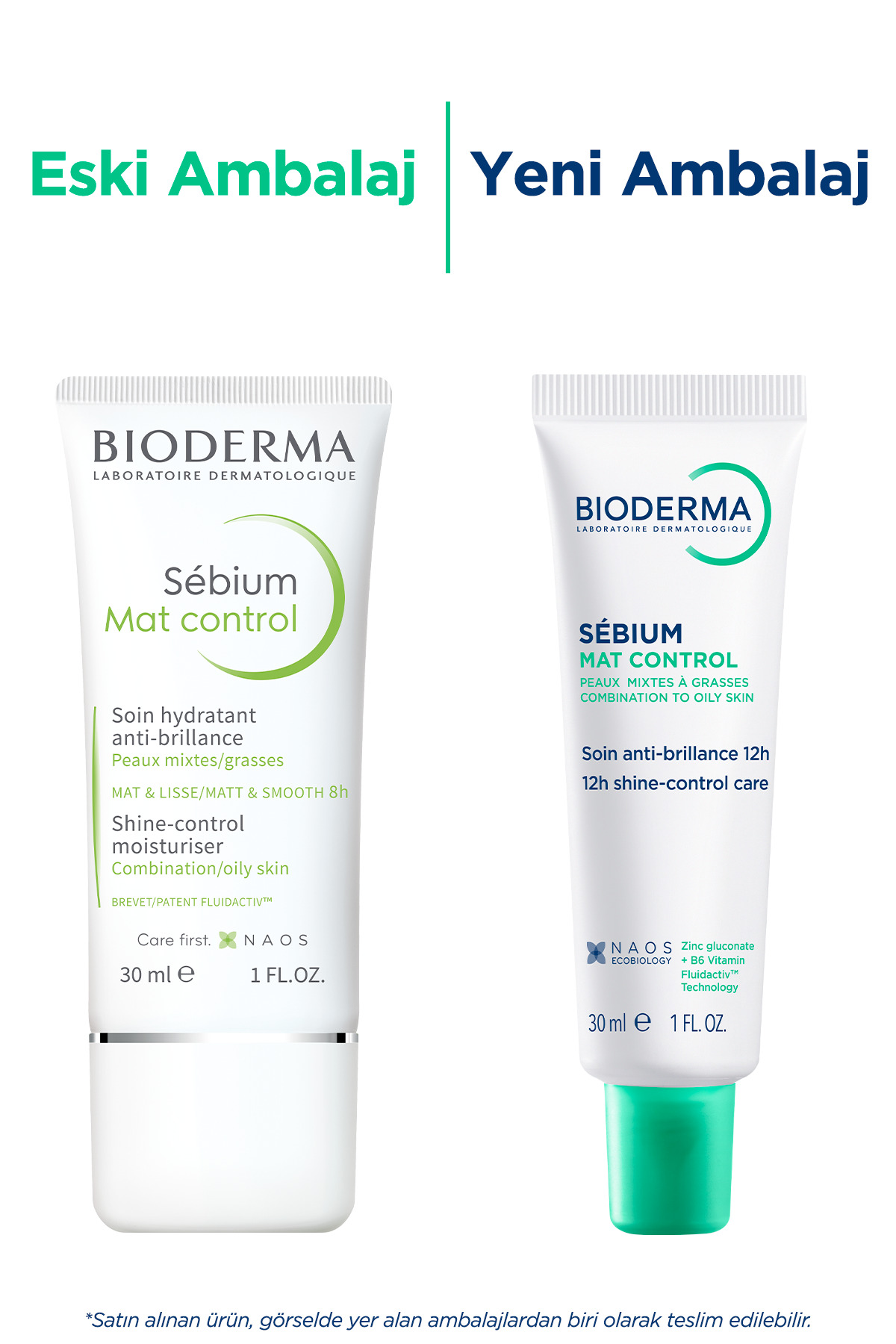 کرم مرطوب کننده پوست چرب با حجم 30 میل بایودرما Bioderma