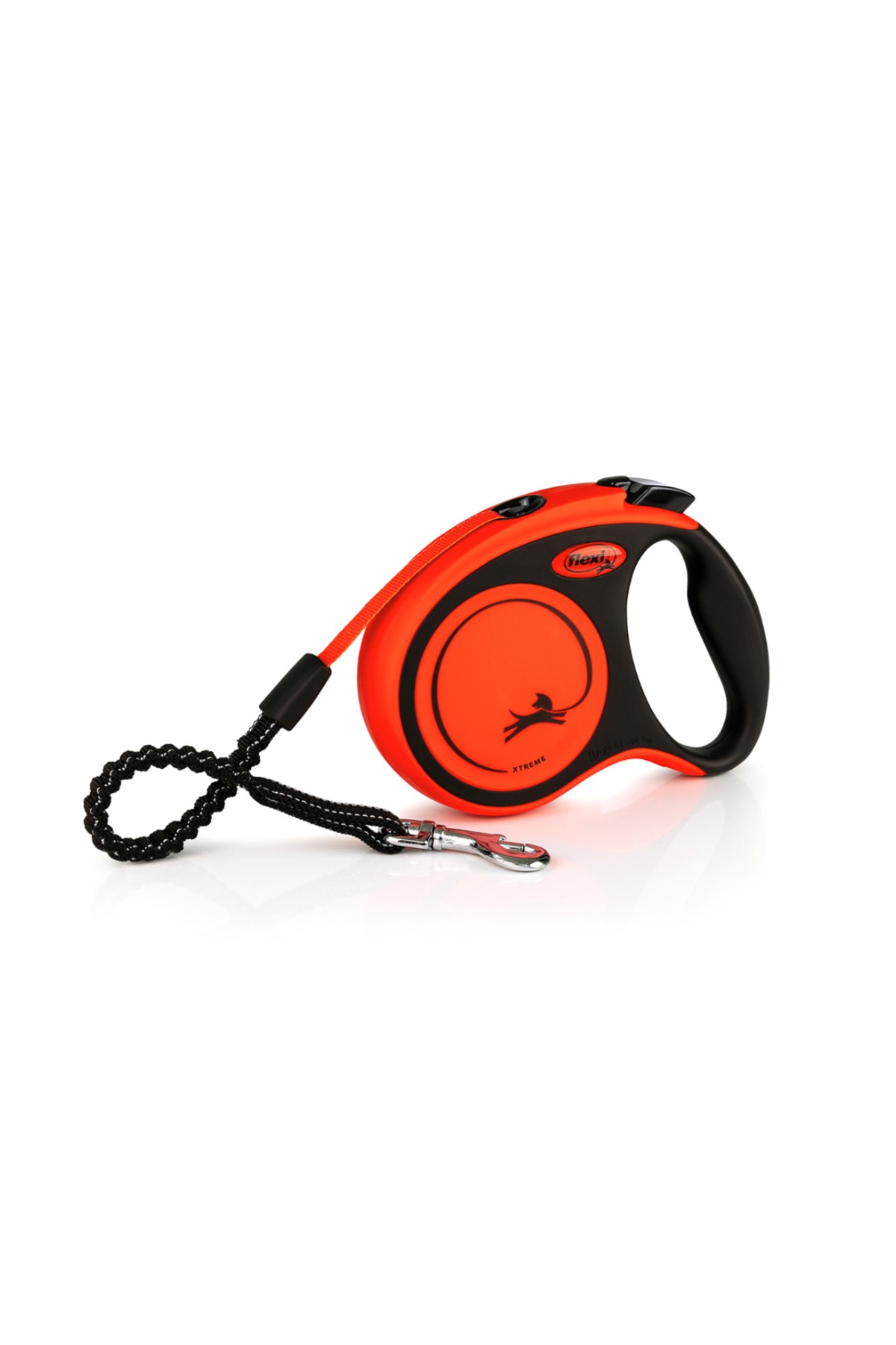 قلاده پیاده‌روی نواری جمع‌شونده سگ فلکسی Flexi XTREME، نارنجی