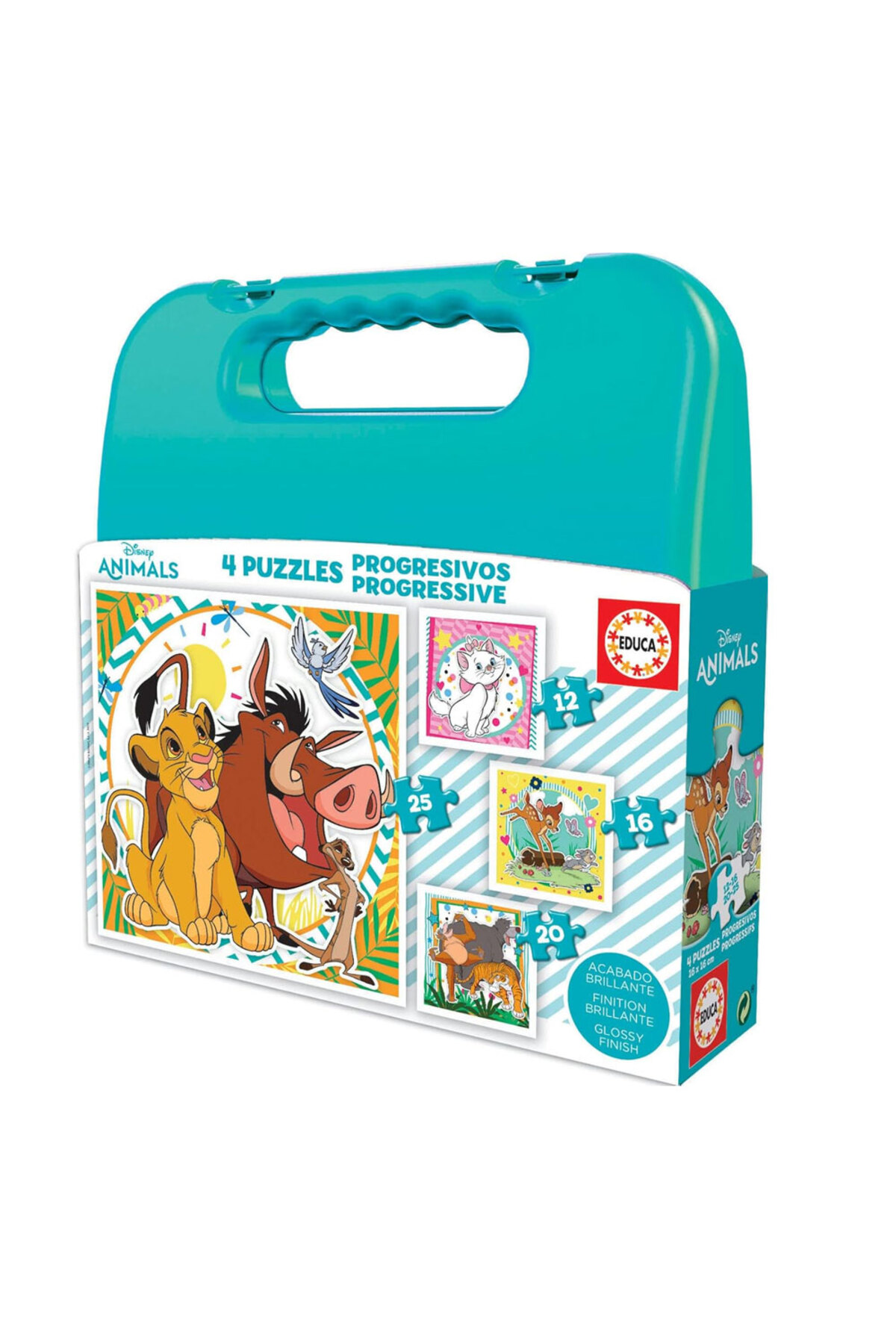 پازل ها و یاپبوزهای کودک MALATA PROGRES.DISNEY ANIMALS ادوکا اورجینال EDUCA