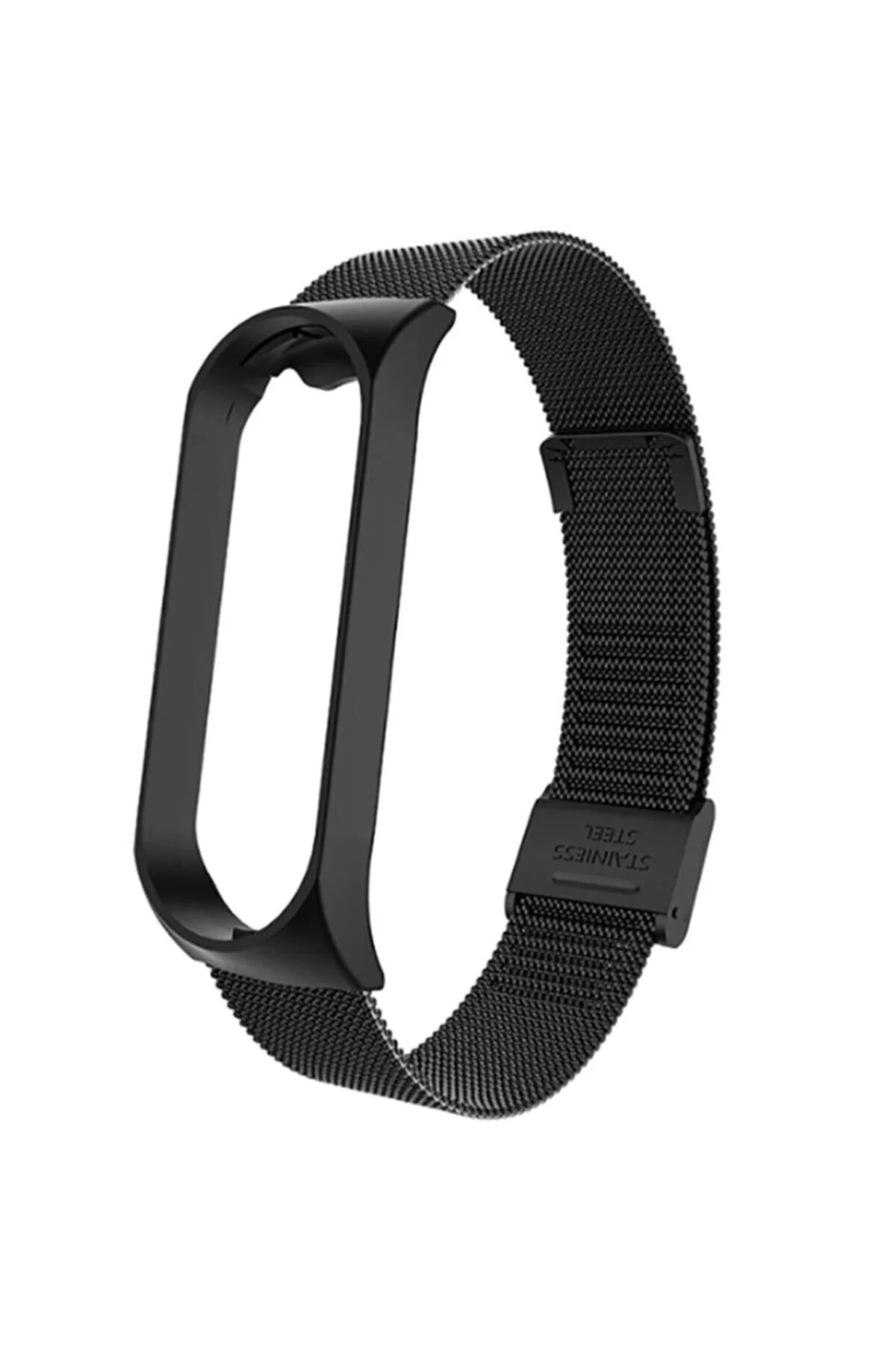 بند دستبند هوشمند قاب فلزی سازگار شیائومی MI BAND 7 فولادی ضد زنگ با طرح مش مغناطیسی فیبکس Fibaks