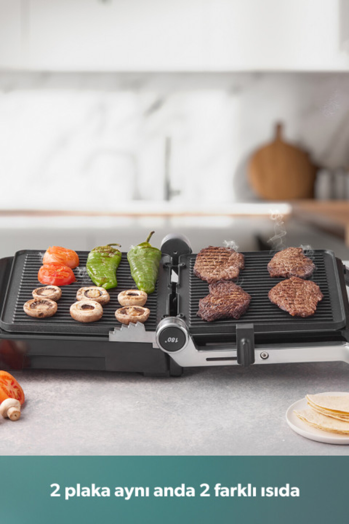 دستگاه ساندویچ و تست توستر گریل گریلیانت 1340H INOX اورجینال HOMEND